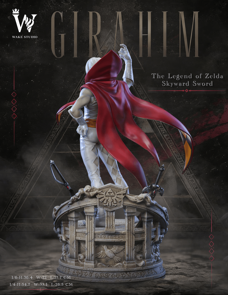 【Pre-sale】1/6 and 1/4 Scale Ghirahim-The Legend of Zelda-Wake Studio