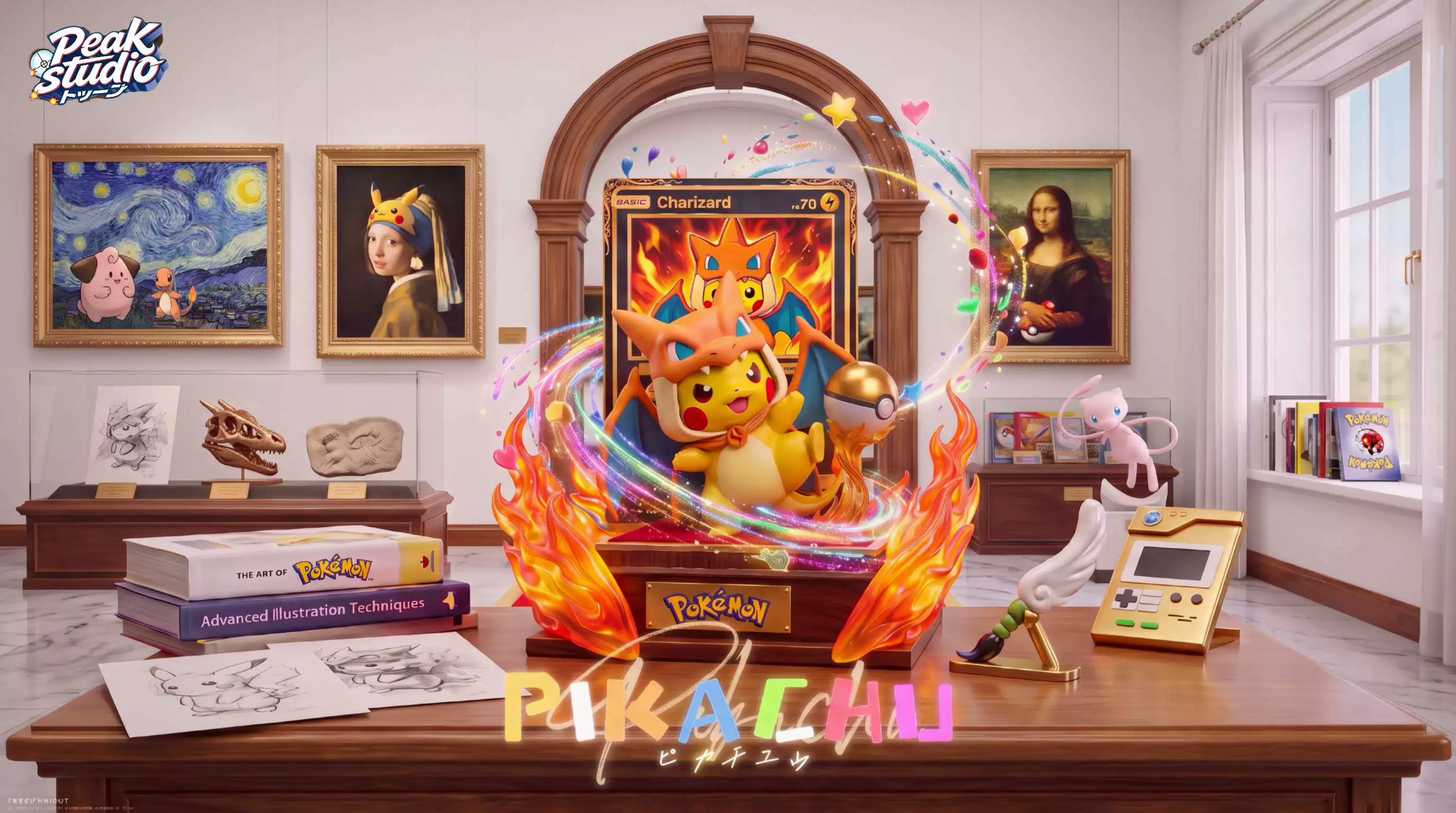 【Pre-sale】1/6 Scale Charizard Cloak Pikachu-Pokemon-Peak Studio