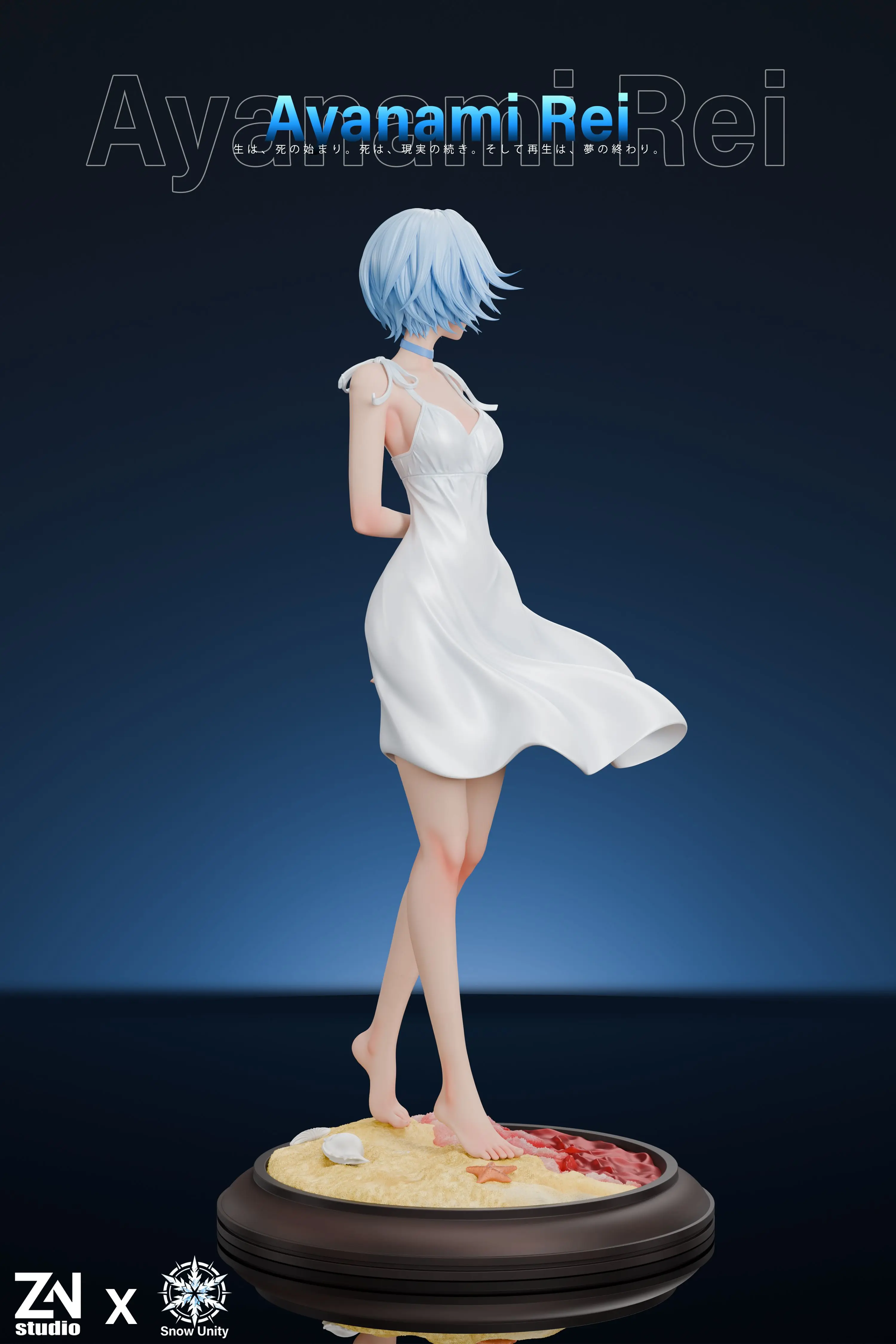 【Pre-sale】1/6 Scale Ayanami Rei-EVA-Snow unity Studio×ZN Studio