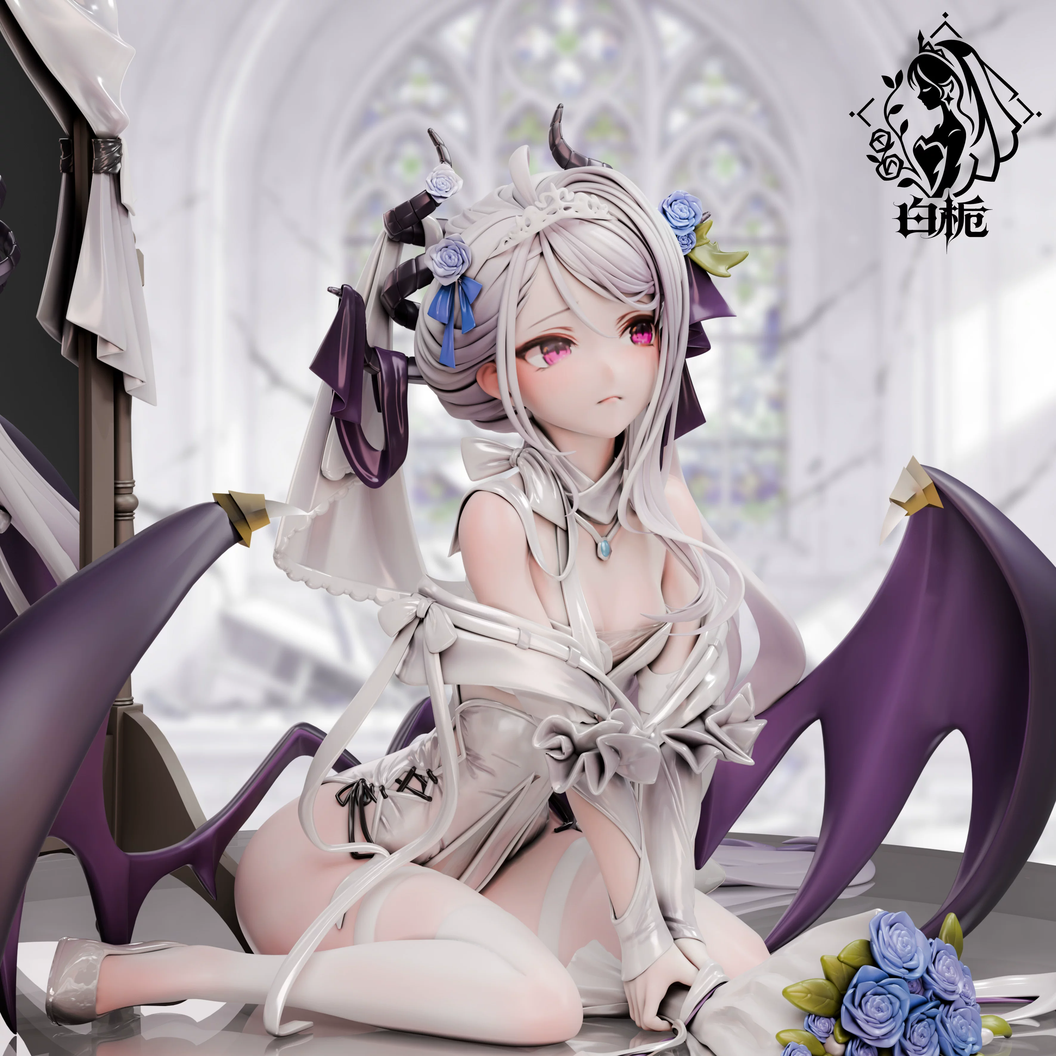 【Pre-sale】Wedding Dress Sorasaki Hina-Blue Archive-BaiZhi Studio