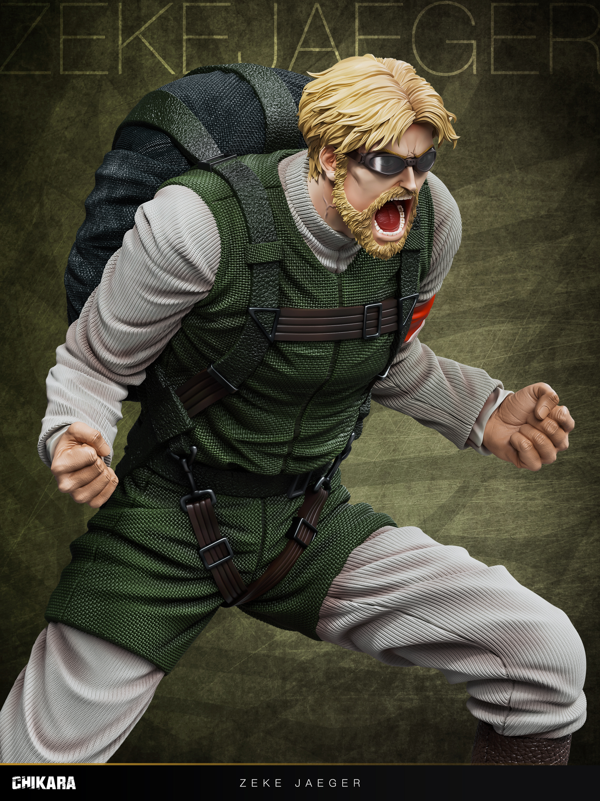 【Pre-sale】1/6 Scale Zeke Jaeger-Attack on Titan-CHIKARA Studio