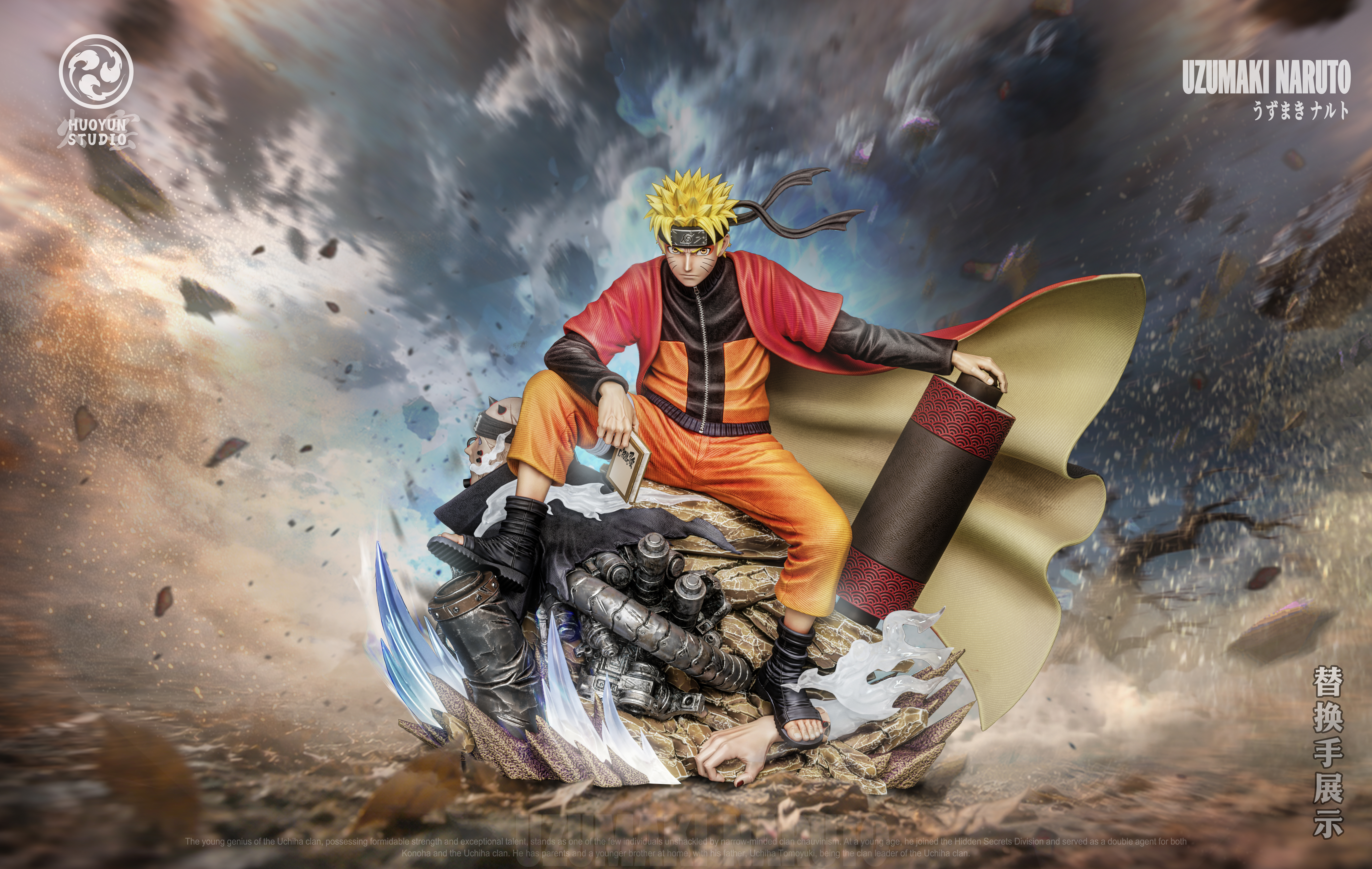 【Pre-sale】1/6 Scale 002 Nazumaki Naruto-Naruto-HuoYun Studio