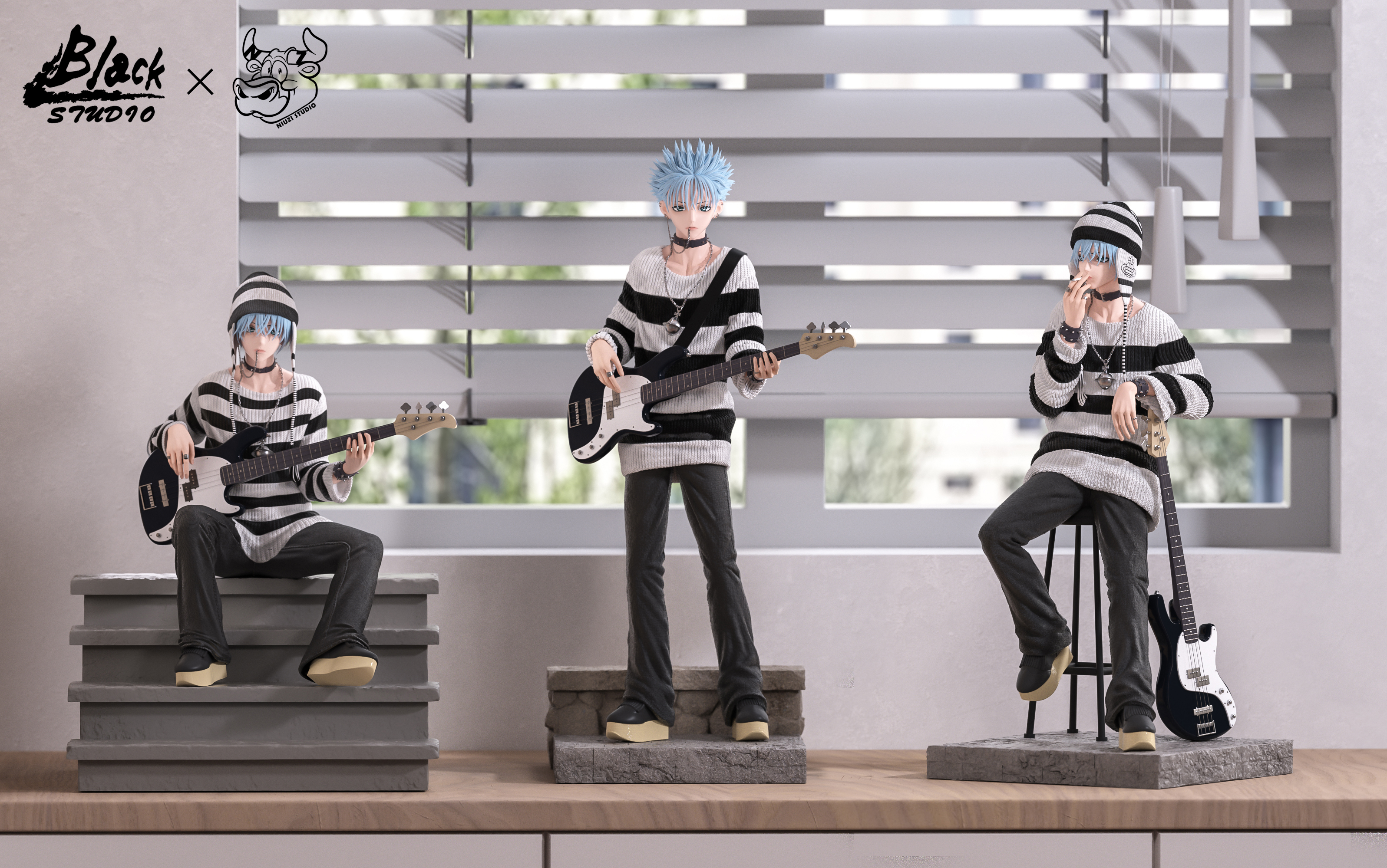 【Pre-sale】1/6 Scale Okazaki Shinichi 3.0-Nana-BLACK and NIUZI Studio