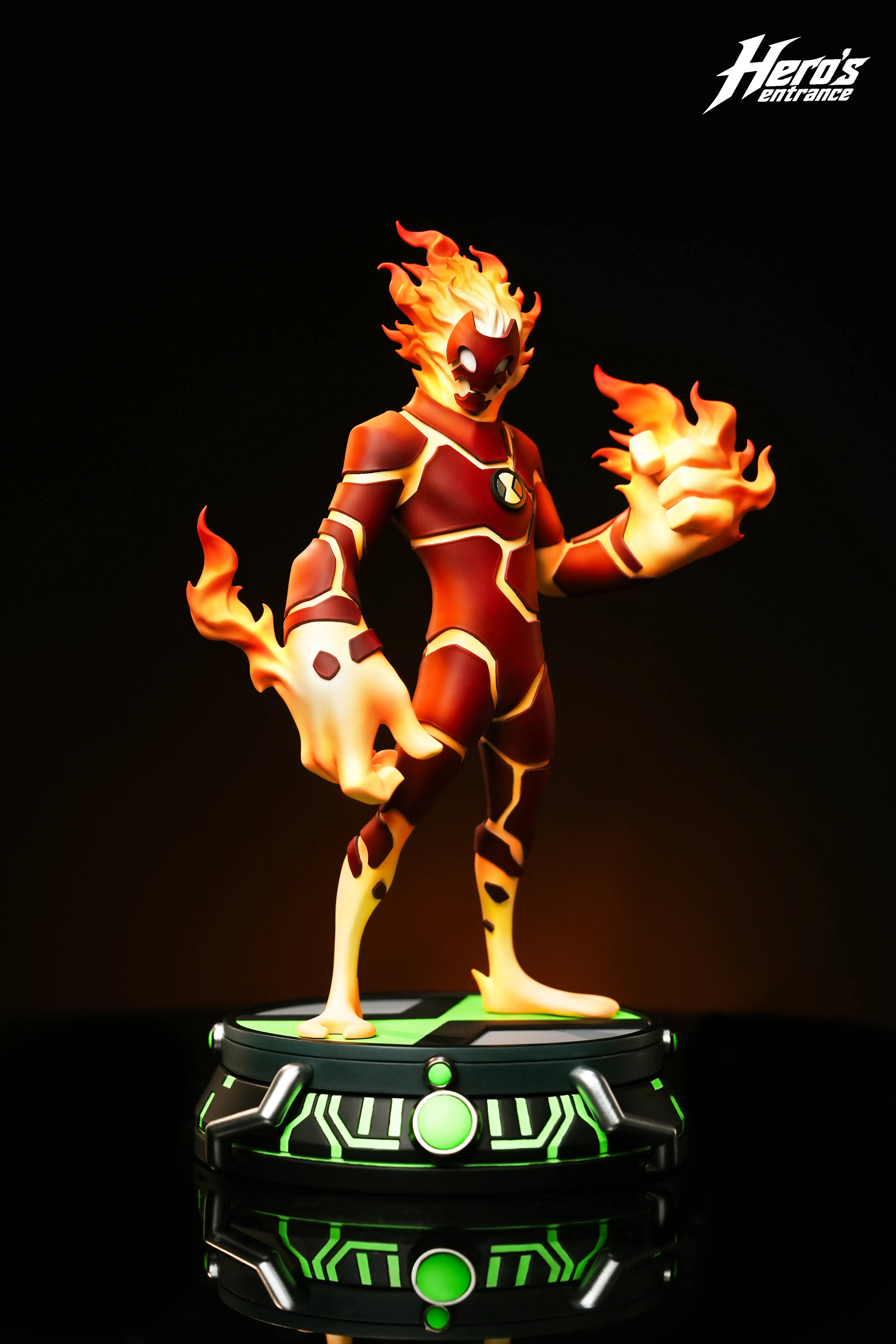 【Pre-sale】Heatblast with LED-Ben 10-Hero's Entrance Studio