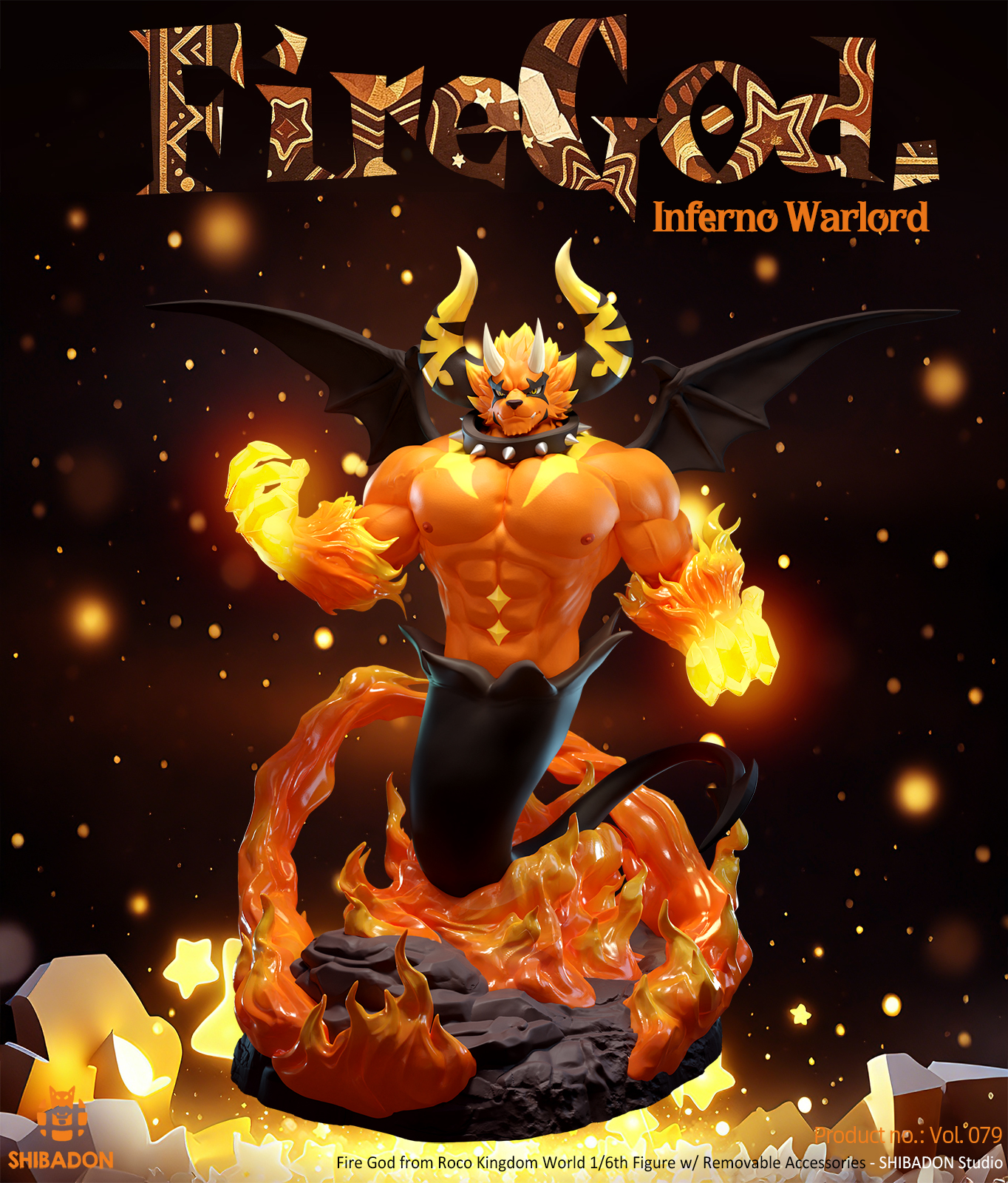 【Pre-sale】1/6 Scale Vulcan-Roco Kingdom-Shibadon Studio