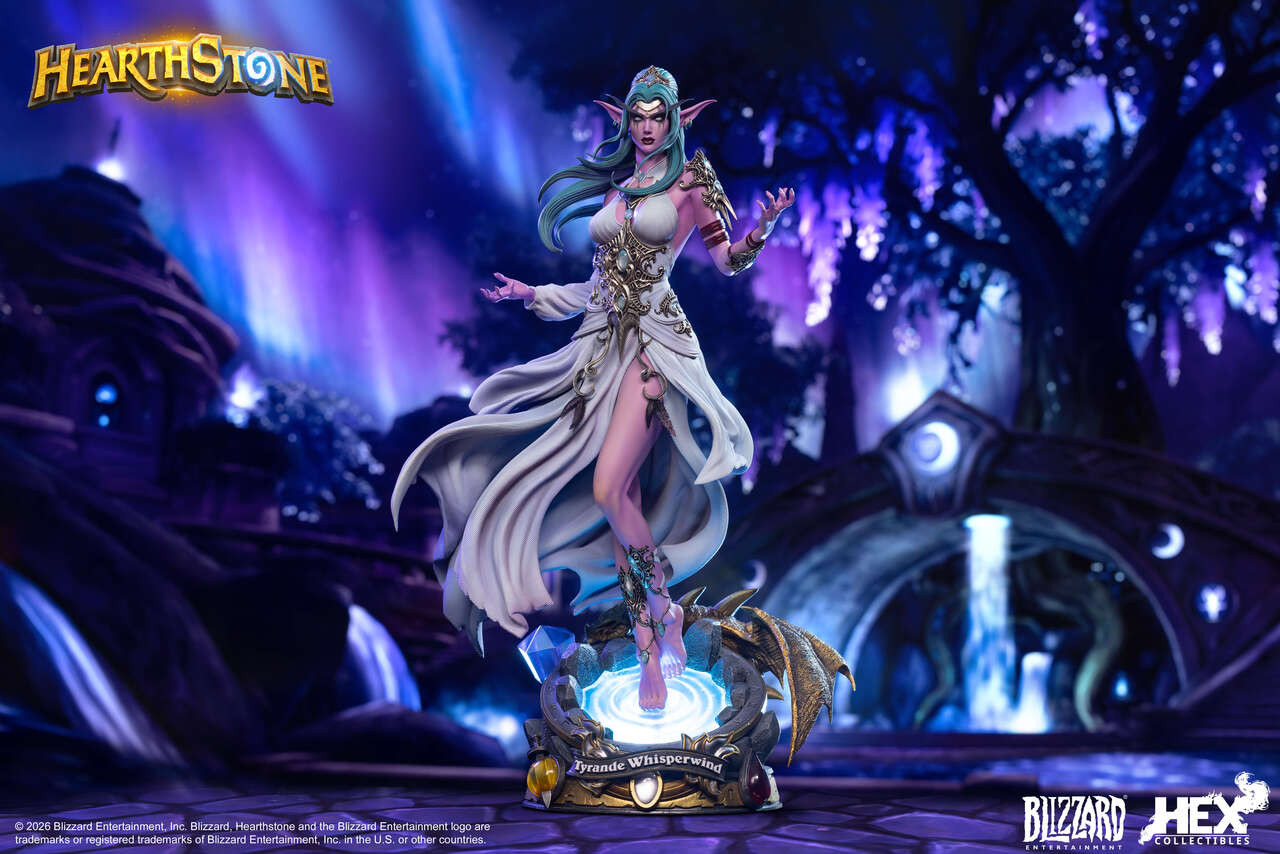 【Pre-sale】1/6 Scale Tyrande Whisperwind with LED Licensed-Hearthstone-HEX Collectibles Studio