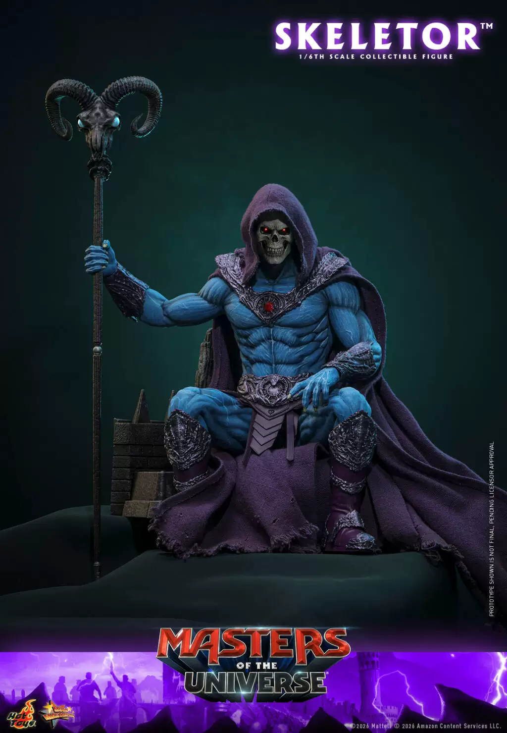 【Pre-sale】1/6 Scale MMS889 Masters of the Universe Skeletor-HotToys Studio