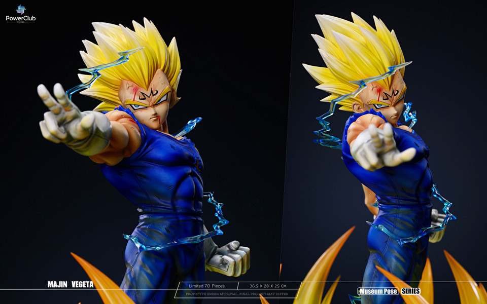 【Pre-sale】1/6 Scale Ultra ego Vegeta and Majin Vegeta with LED-Dragon Ball-PowerClub Studio