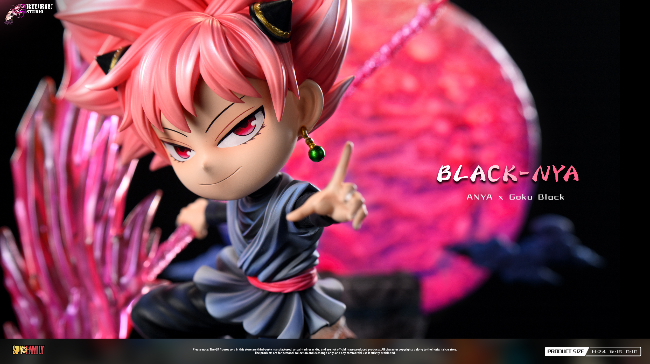 【Pre-sale】1/6 Scale Anya cos Super Saiyan Rosé-Biubiu Studio