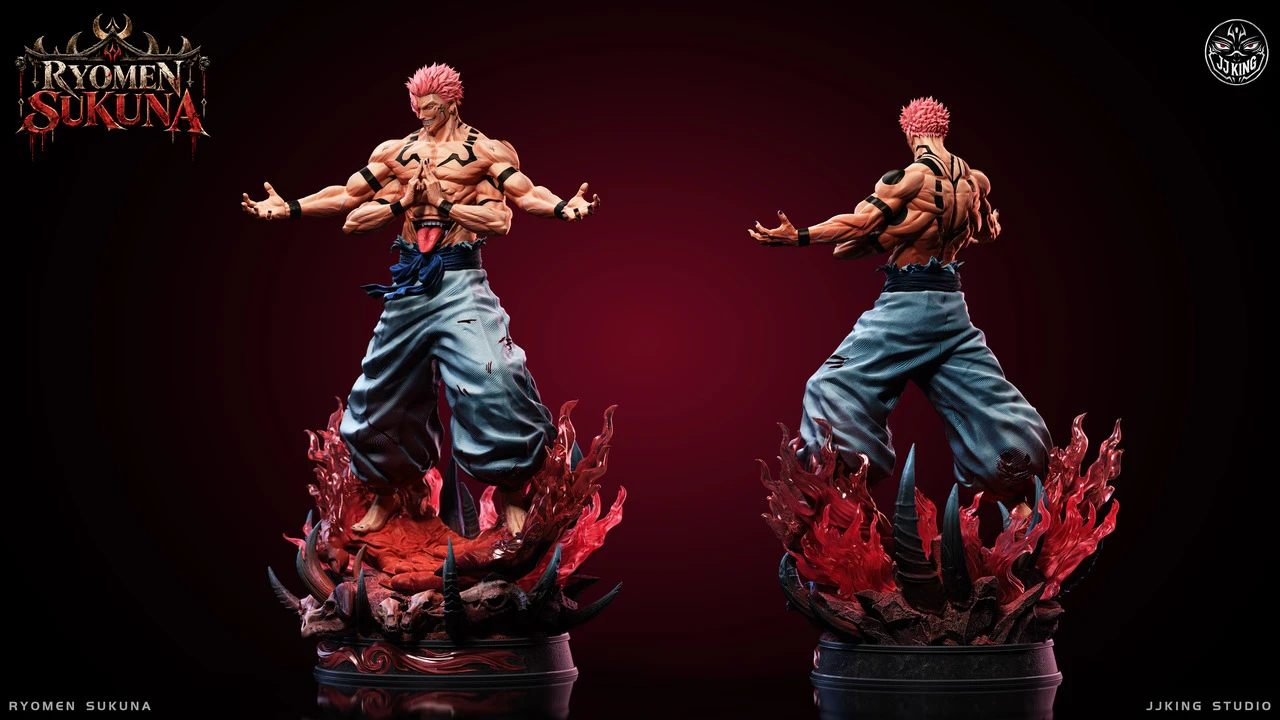 【Pre-sale】1/6 Scale Sukuna-Jujutsu Kaisen-JJking Studio