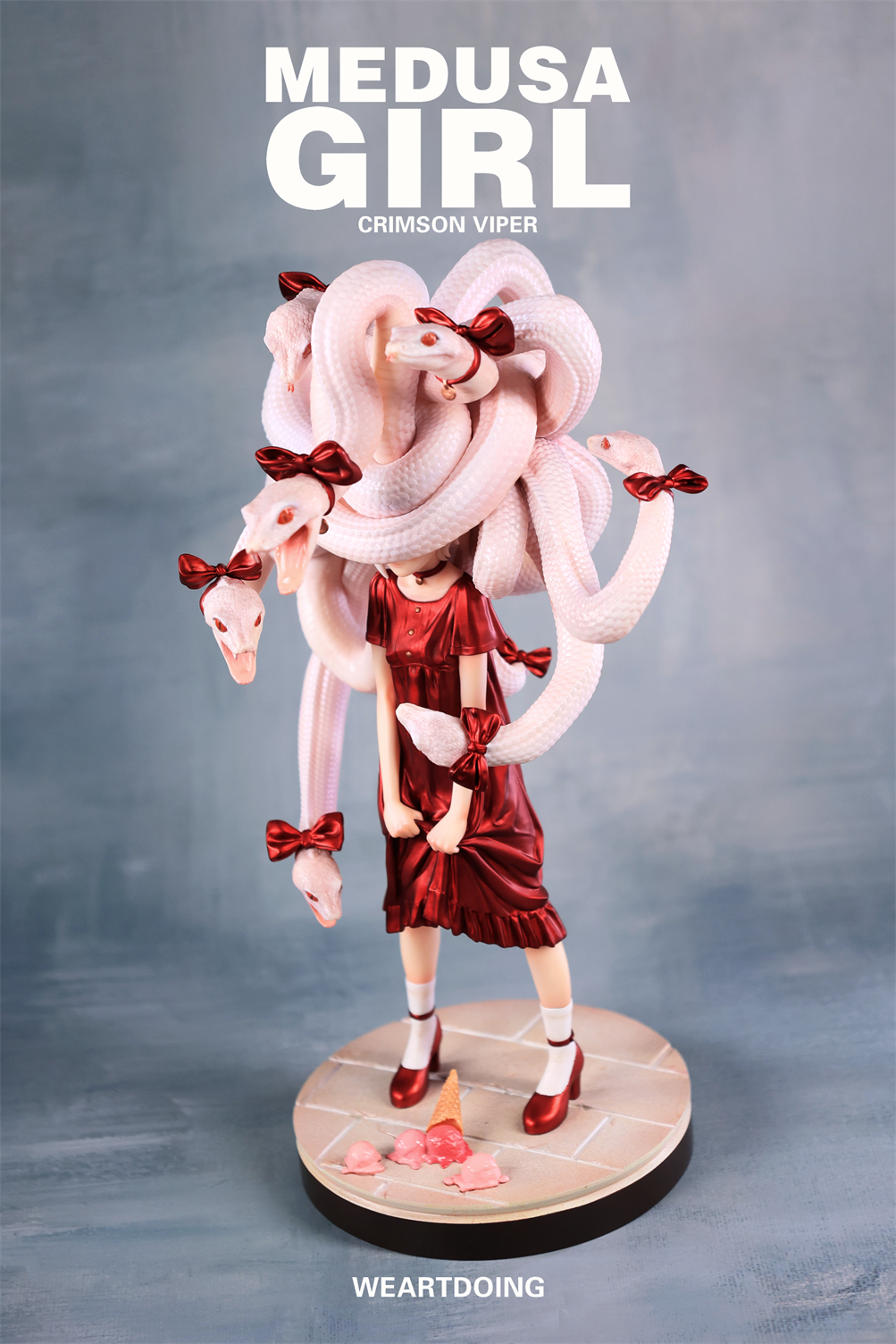 【Pre-sale】Medusa Girl-Green Viper and Crimson Viper-WeArtDoing Studio