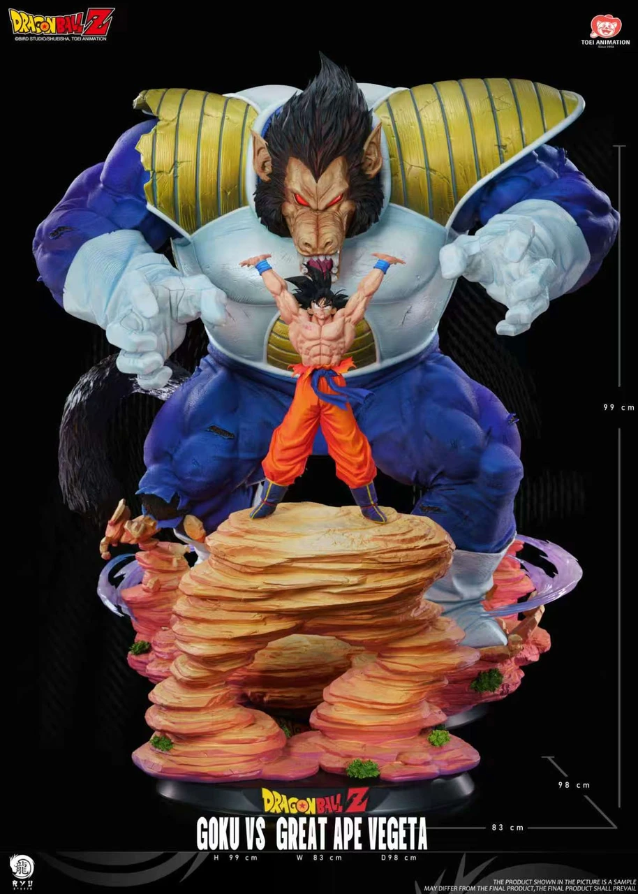 【Pre-sale closed】1/6 Scale Goku vs Great Ape Vegeta with LED Licensed-RYU Studio