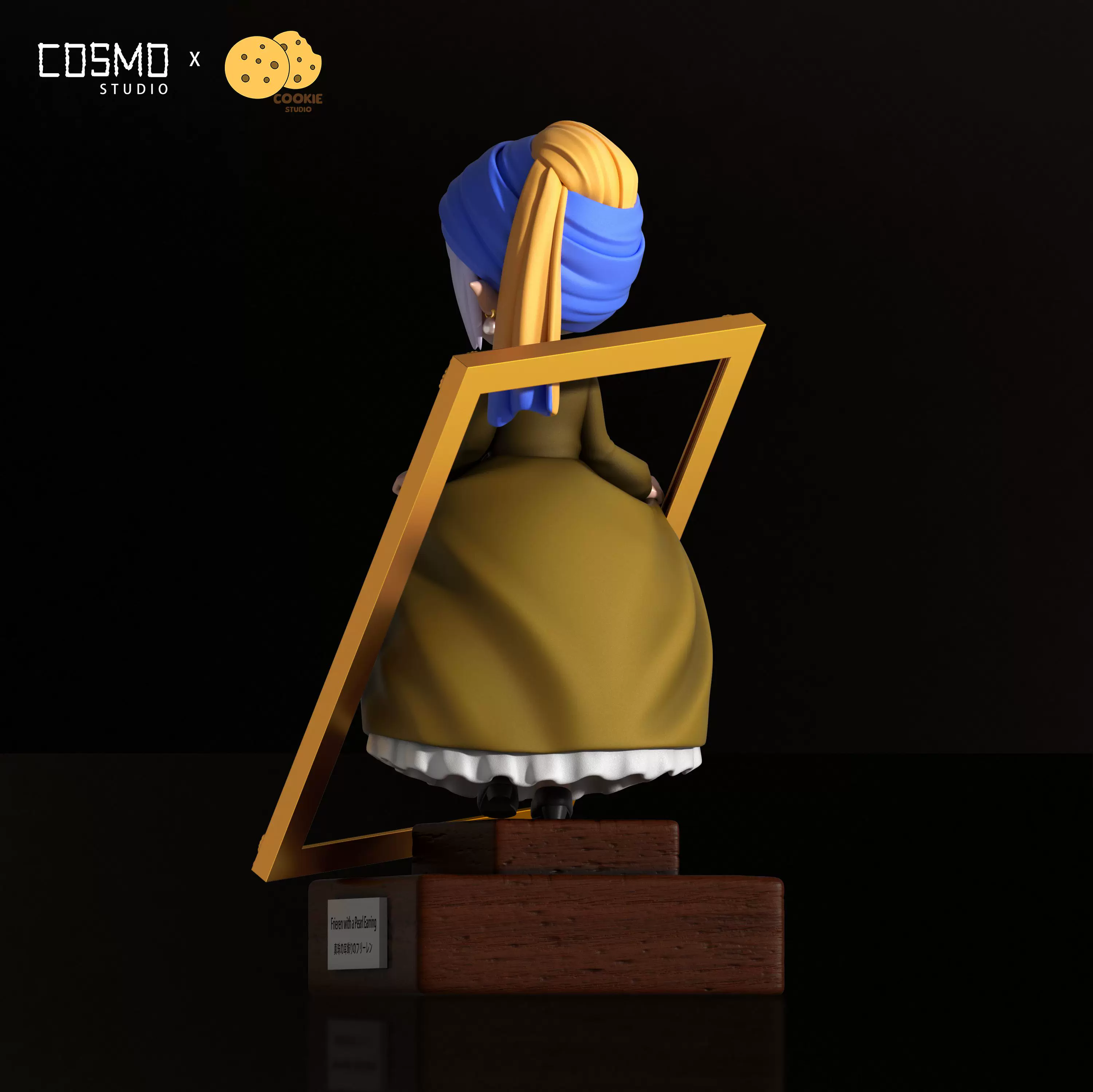 【Pre-sale】Painted Frieren with a Pearl Earing-Frieren: Beyond Journey's End-Cosmo Cookie Studio