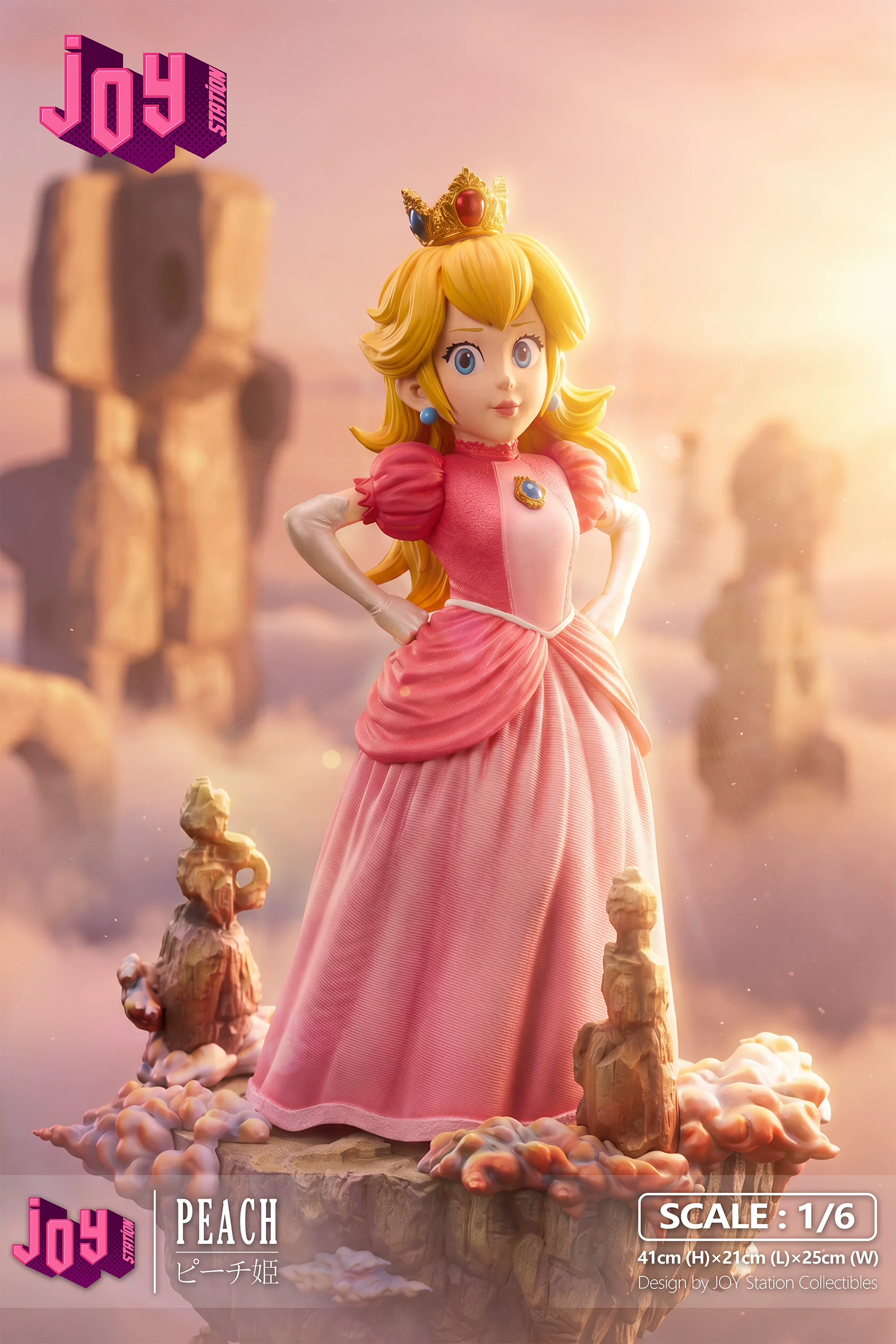 【Pre-sale】1/6 Scale Princess Peach-Super Princess Peach-Joy Station Studio