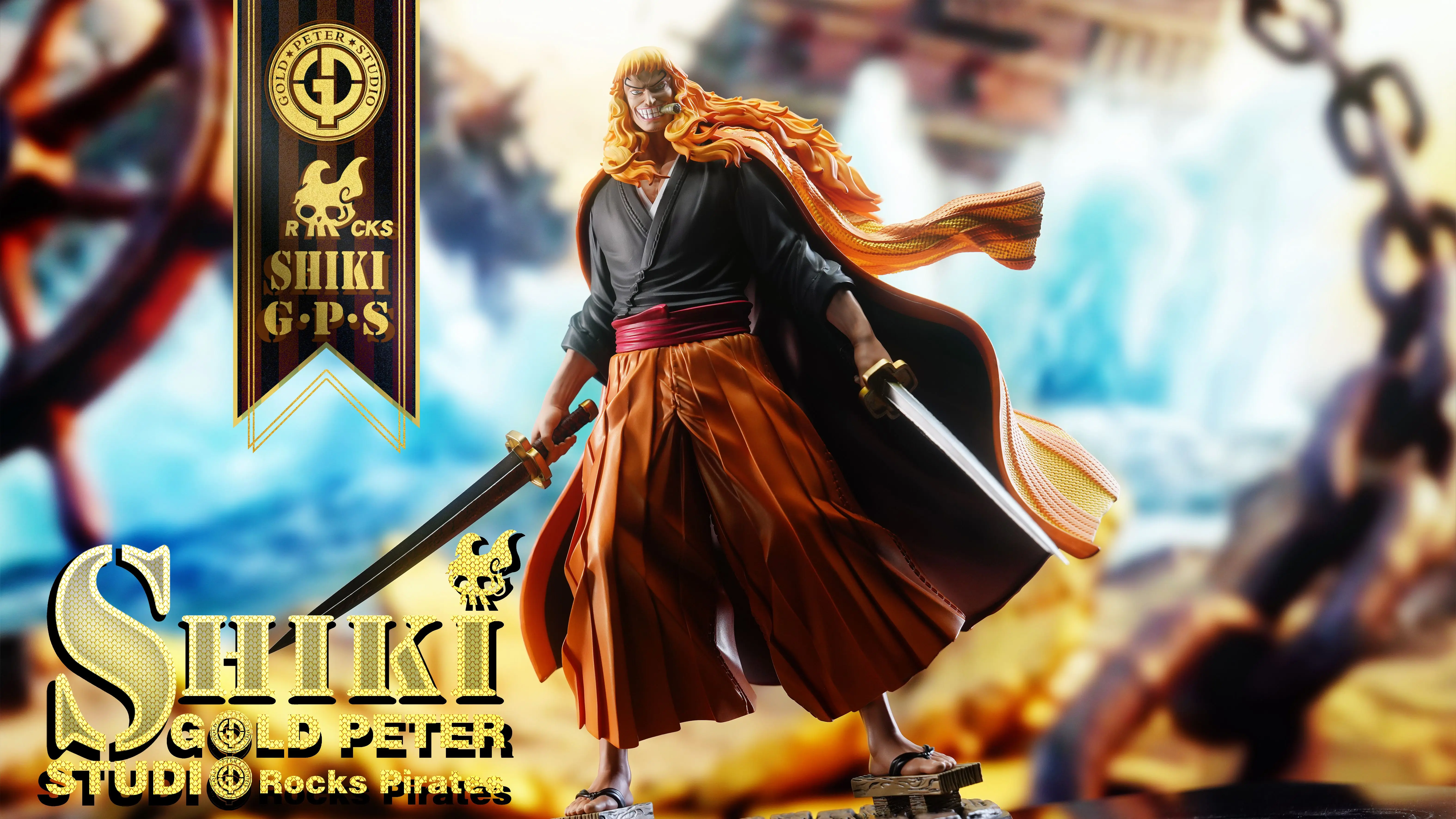 【Pre-sale】1/8 Scale Shiki-One Piece-GOLD PETER Studio