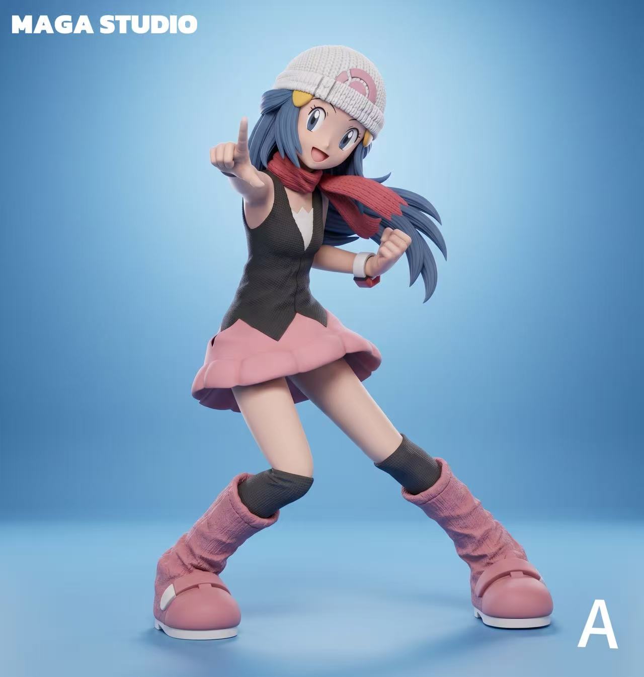 【Pre-sale】1/20 Scale Winter Dawn and Piplup-Pokemon-Maga Studio