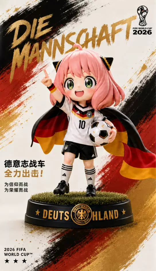 【Pre-sale】World Cup Anya-SPY X FAMILY-XJGF Studio