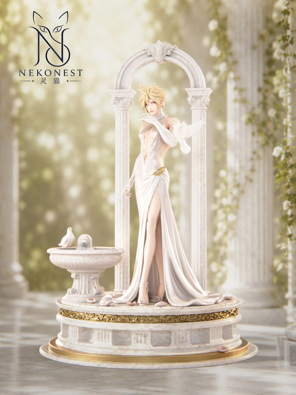 【Pre-sale】1/6 Scale White Dress CLOUD-Final Fantasy-NekoNest Studio