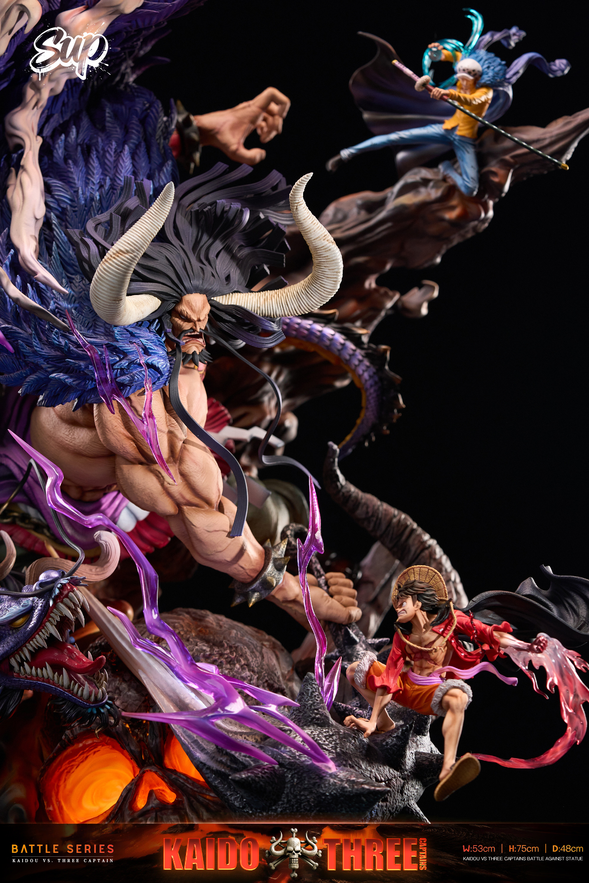 【Pre-sale】Kaidou VS Three Captains-One Piece-Sup Studio