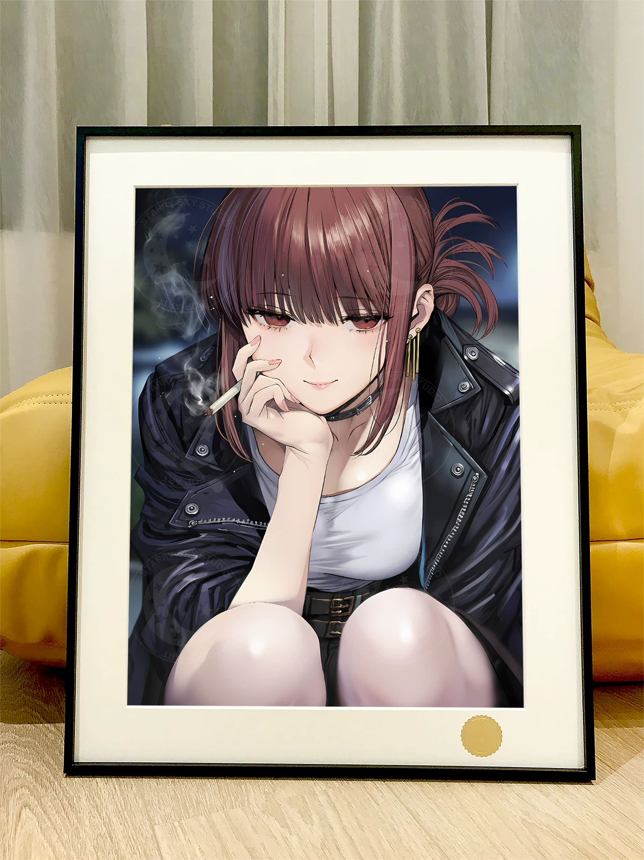 【Pre-sale】Decorative Painting of Tayama-スーパーの裏でヤニ吸うふたり-XingKong Studio