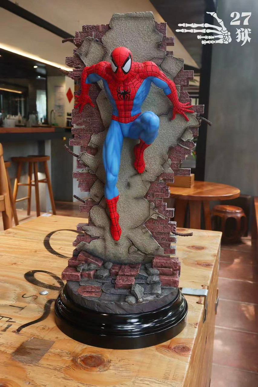 【Pre-sale】1/4 Scale Spiderman on the Wall-27abyss Studio