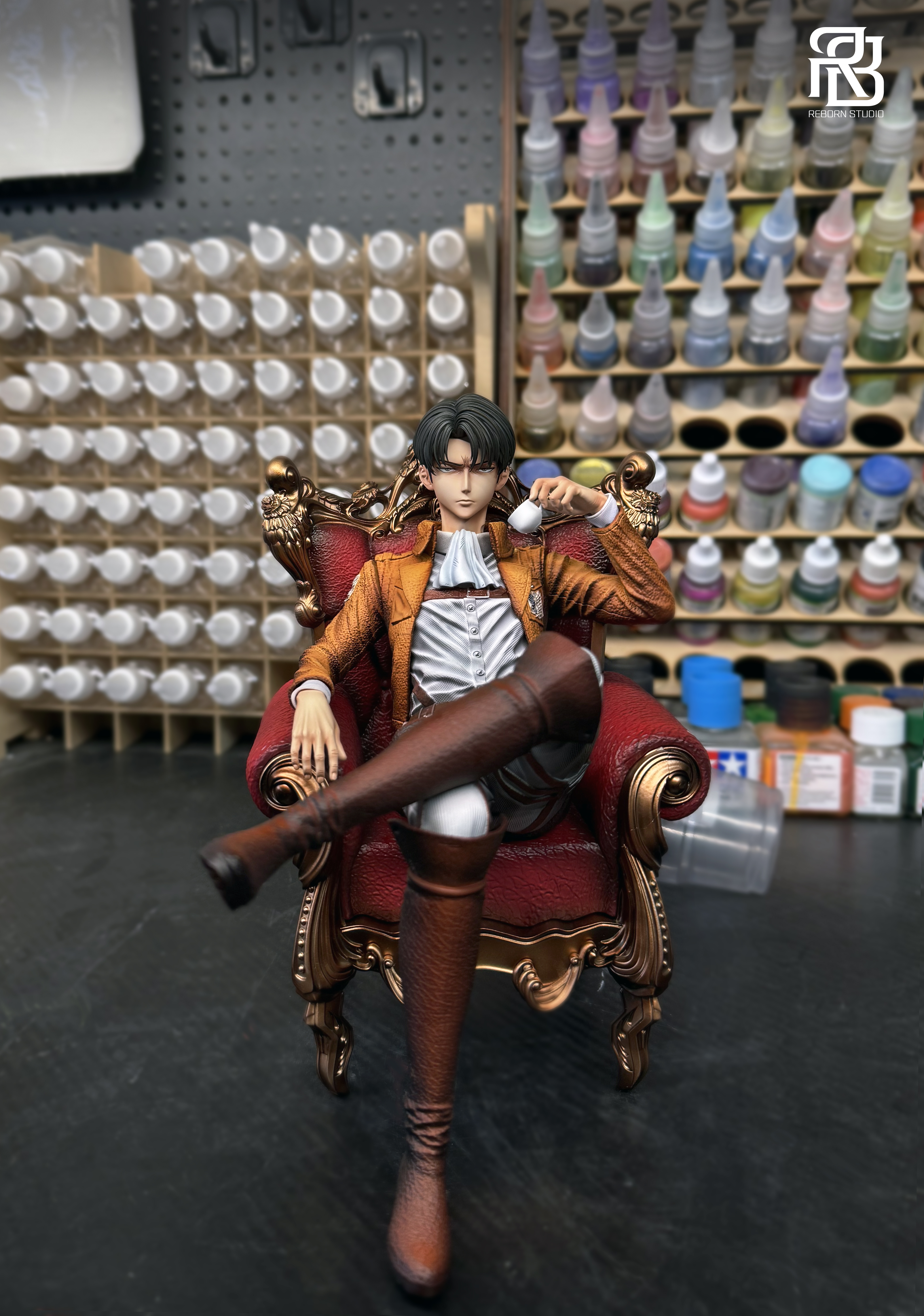 【Pre-sale】1/6 Scale Levi Drinking Tea-ReBorn Studio