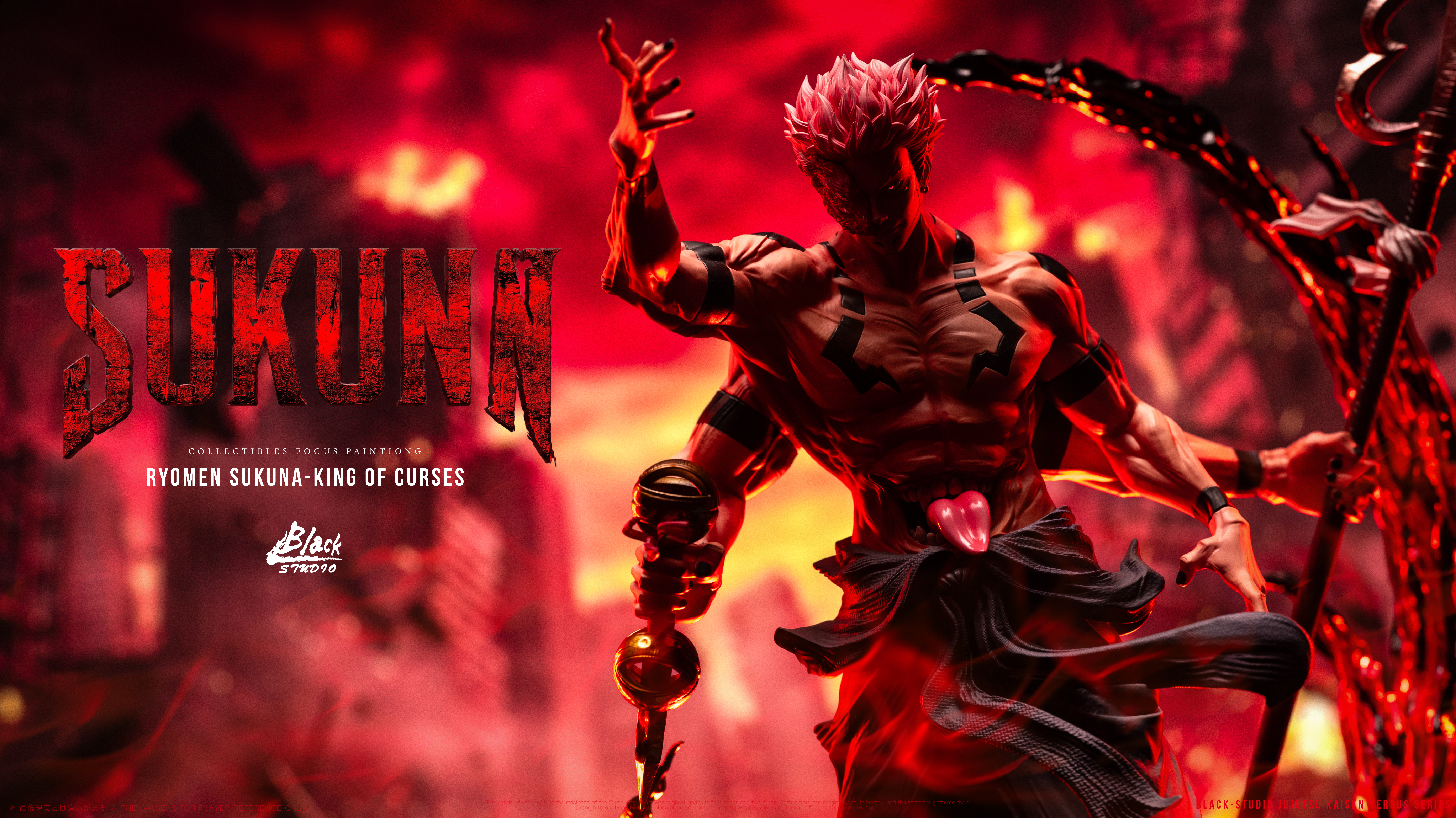 【Pre-sale】Ryomen Sukuna-Jujutsu Kaisen-Black Studio