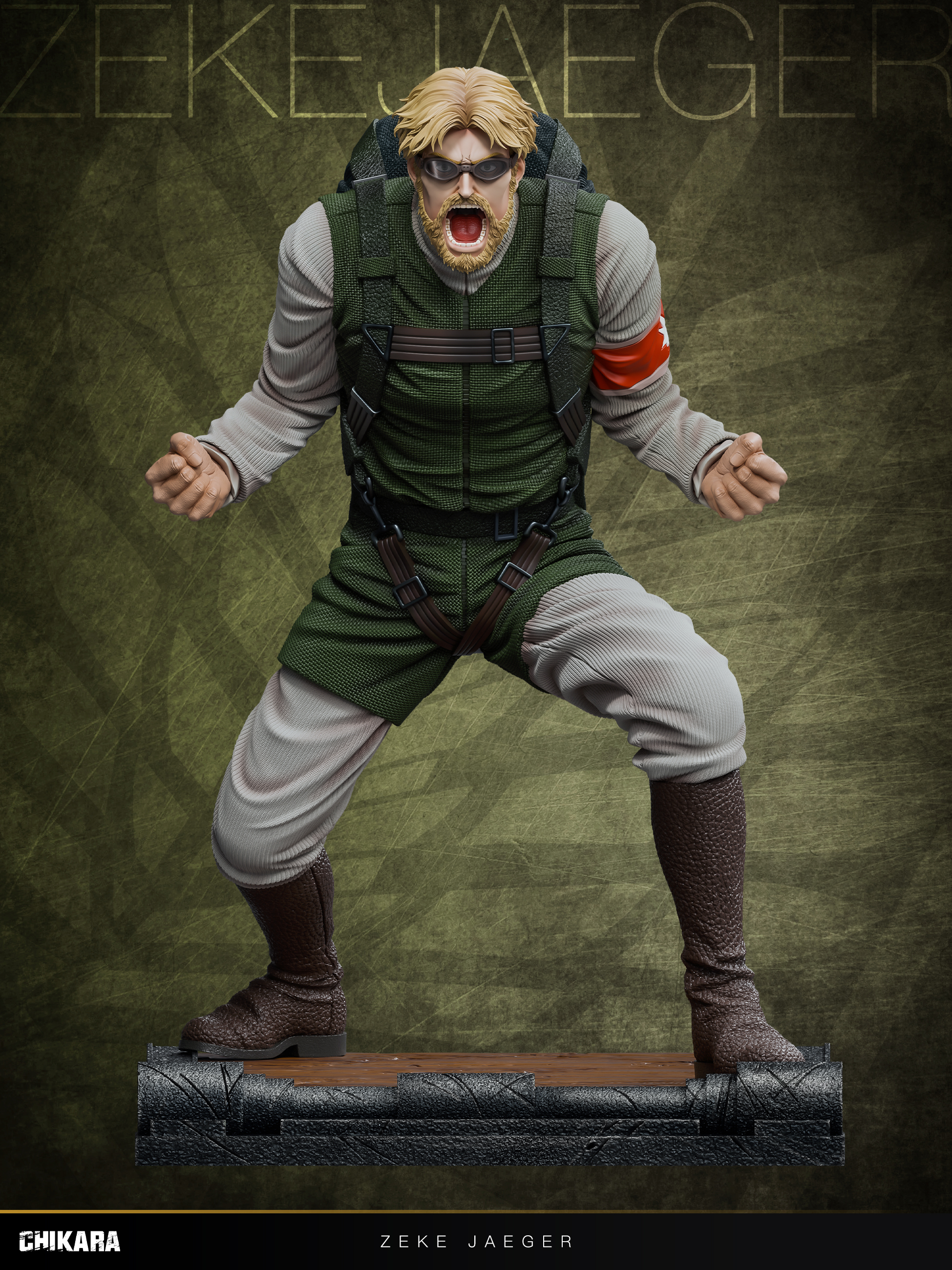 【Pre-sale】1/6 Scale Zeke Jaeger-Attack on Titan-CHIKARA Studio