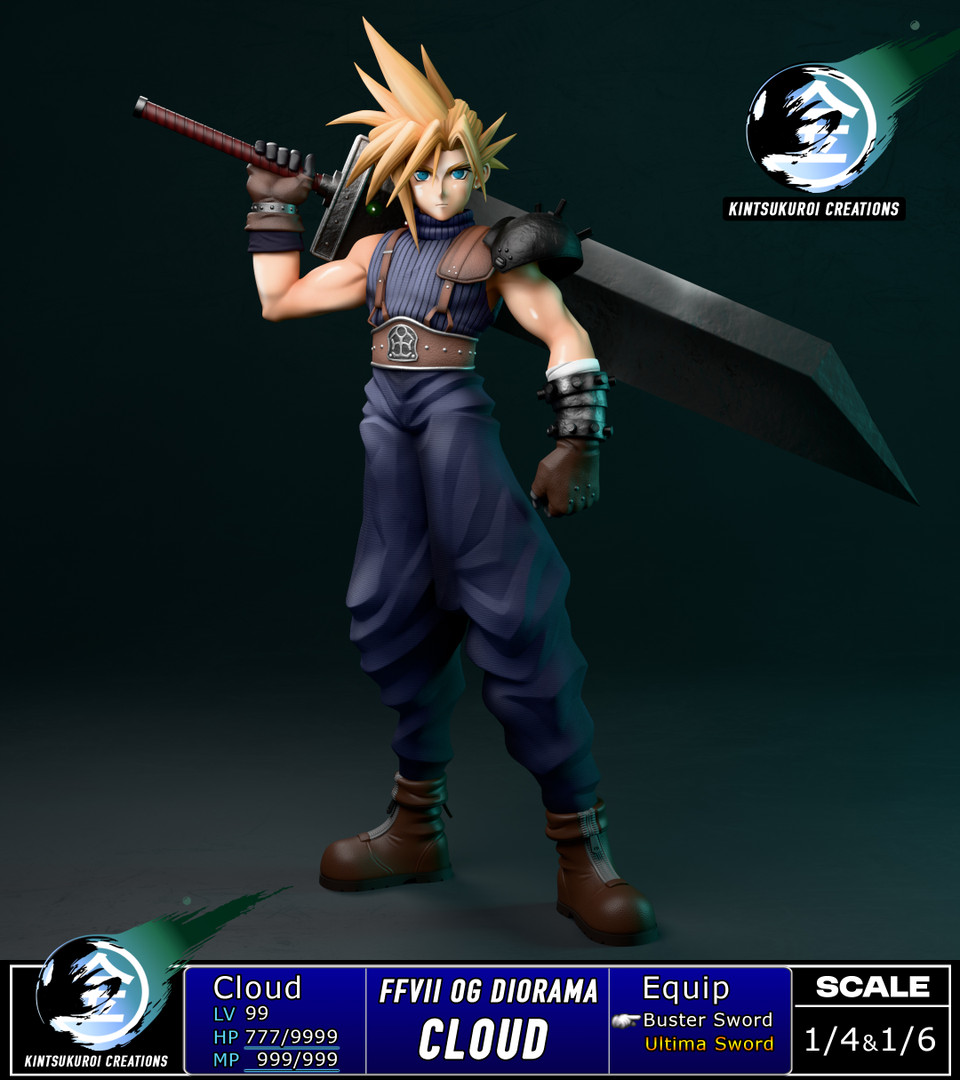 【Pre-sale】1/6 and 1/4 Scale OG Full Party DIORAMA-Final Fantasy-Kintsukuroi Creations Studio