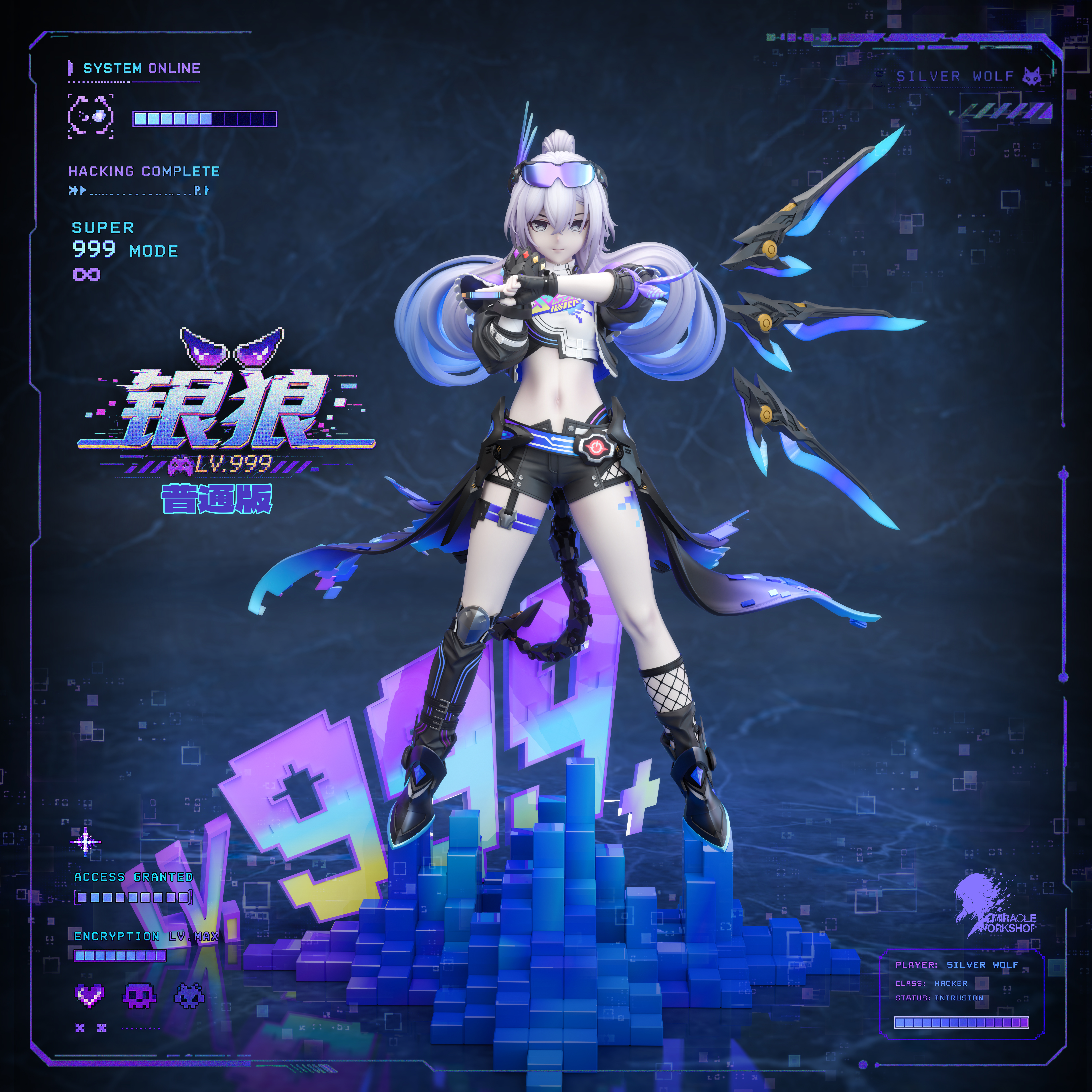 【Pre-sale】1/6 Scale Silver Wolf-Honkai: Star Rail-Miracle Workshop Studio