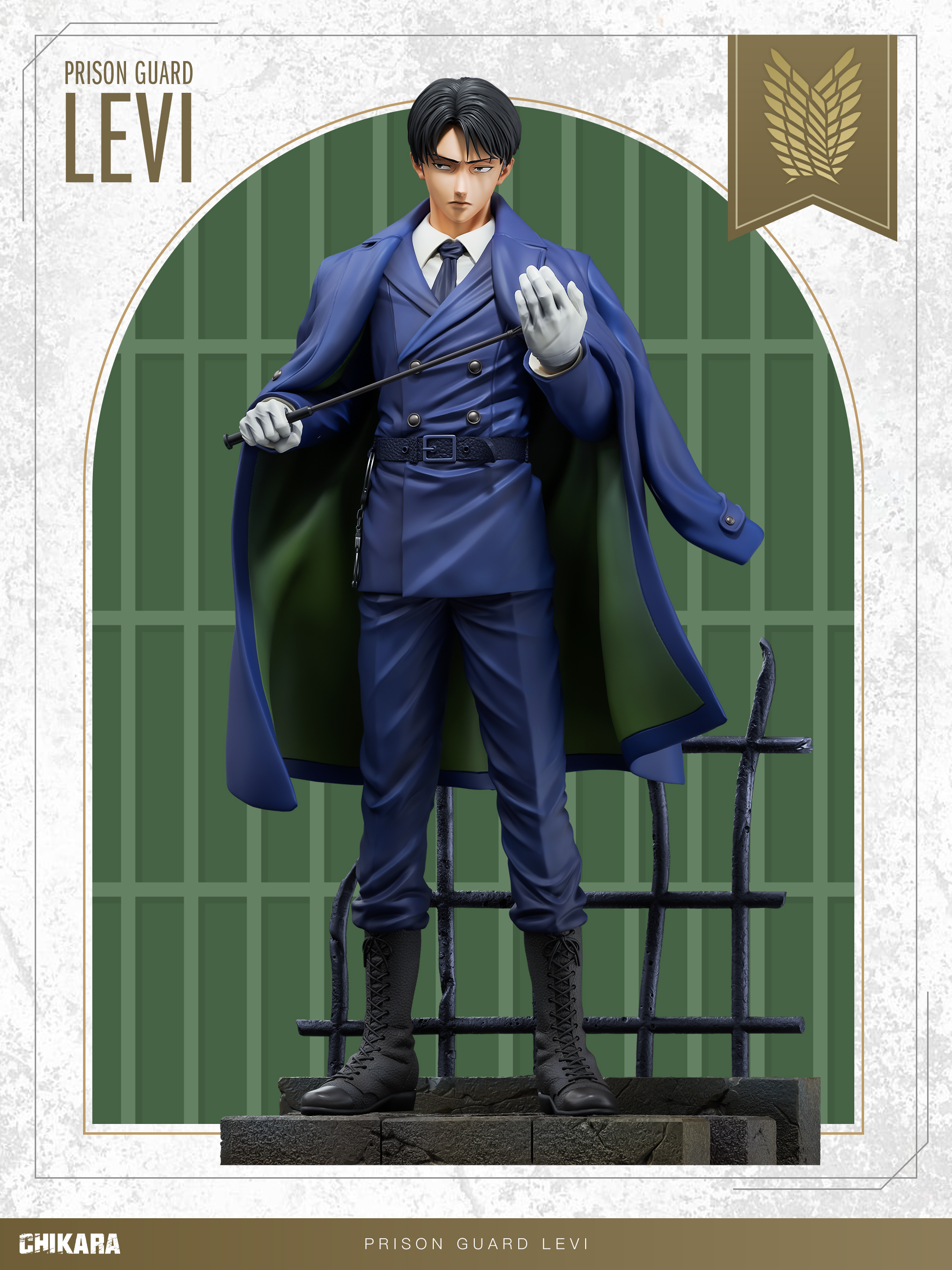 【Pre-sale】1/6 Scale Warden Levi-Attack on Titan-CHIKARA Studio
