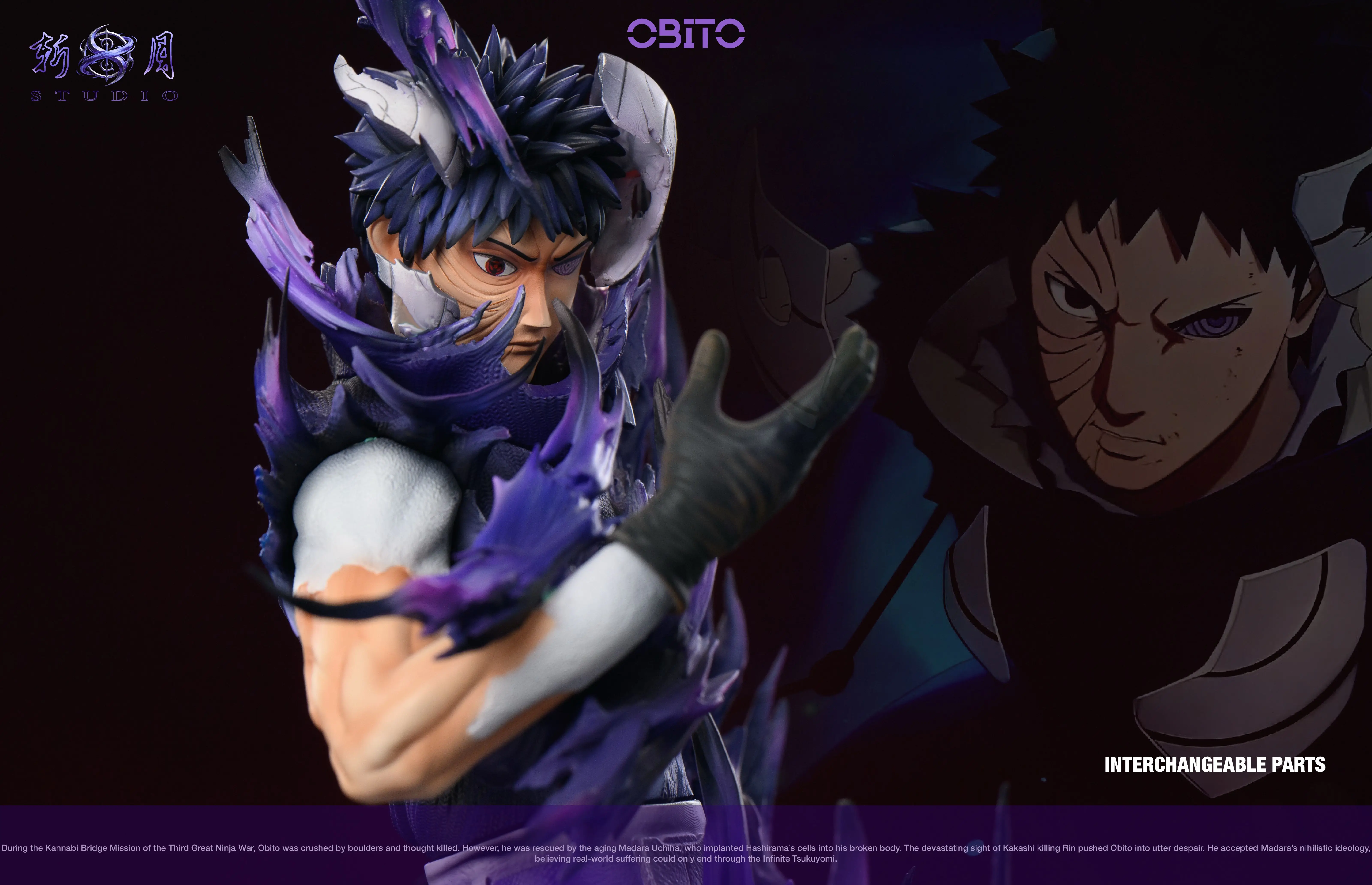 【Pre-sale】1/6 and 1/4 Scale Uchiha Obito-Naruto-ZhanYue Studio