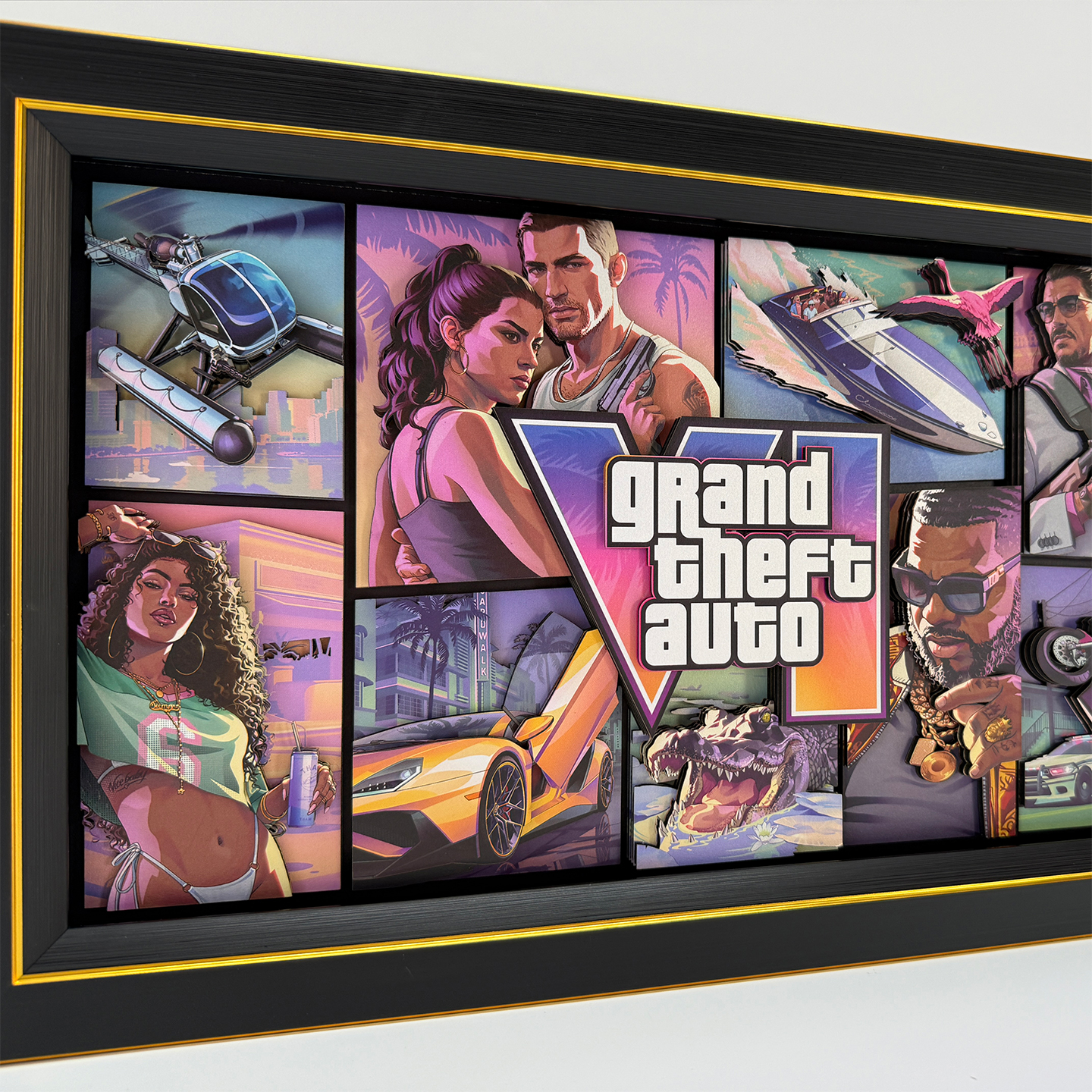 【In stock】Decorative Painting of Grand Theft Auto-Aotu Panda Studio