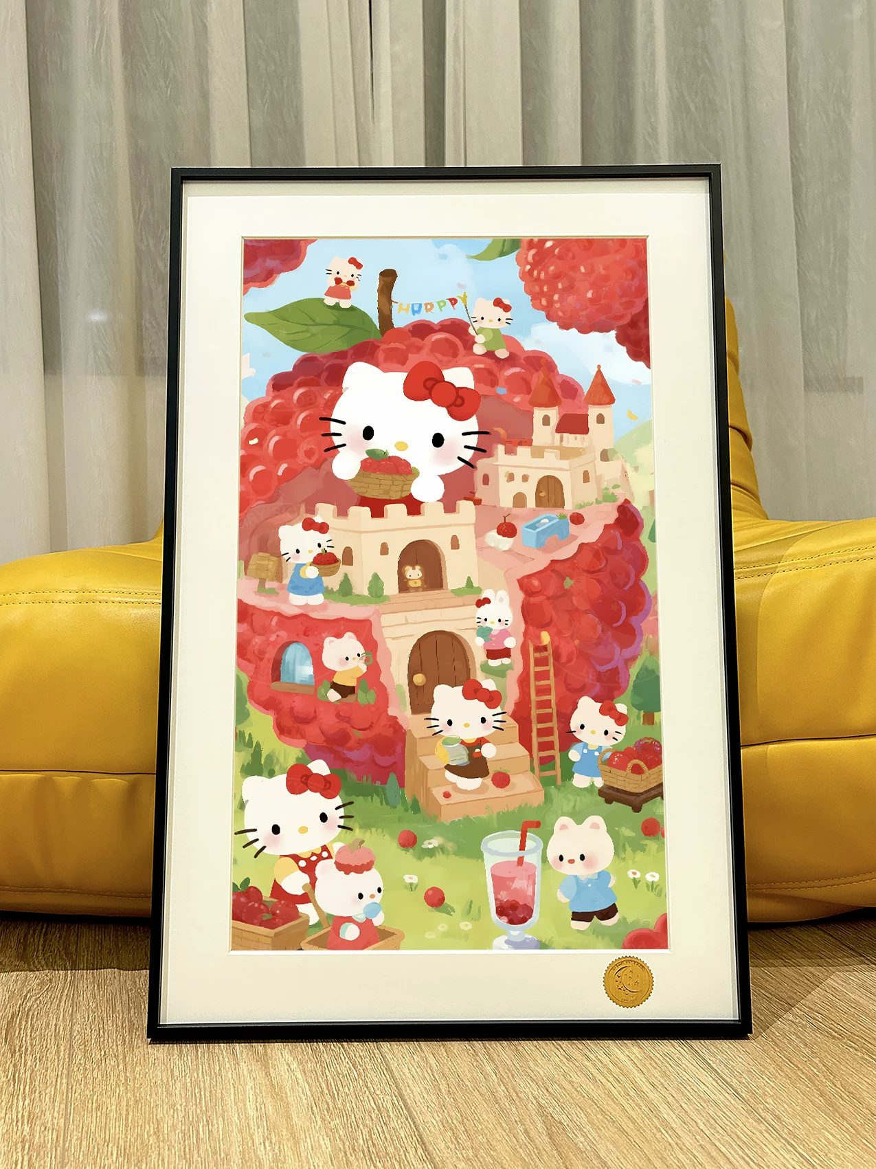 【Pre-sale】Decorative Painting of Lychee-Hello Kitty-XingKong Studio