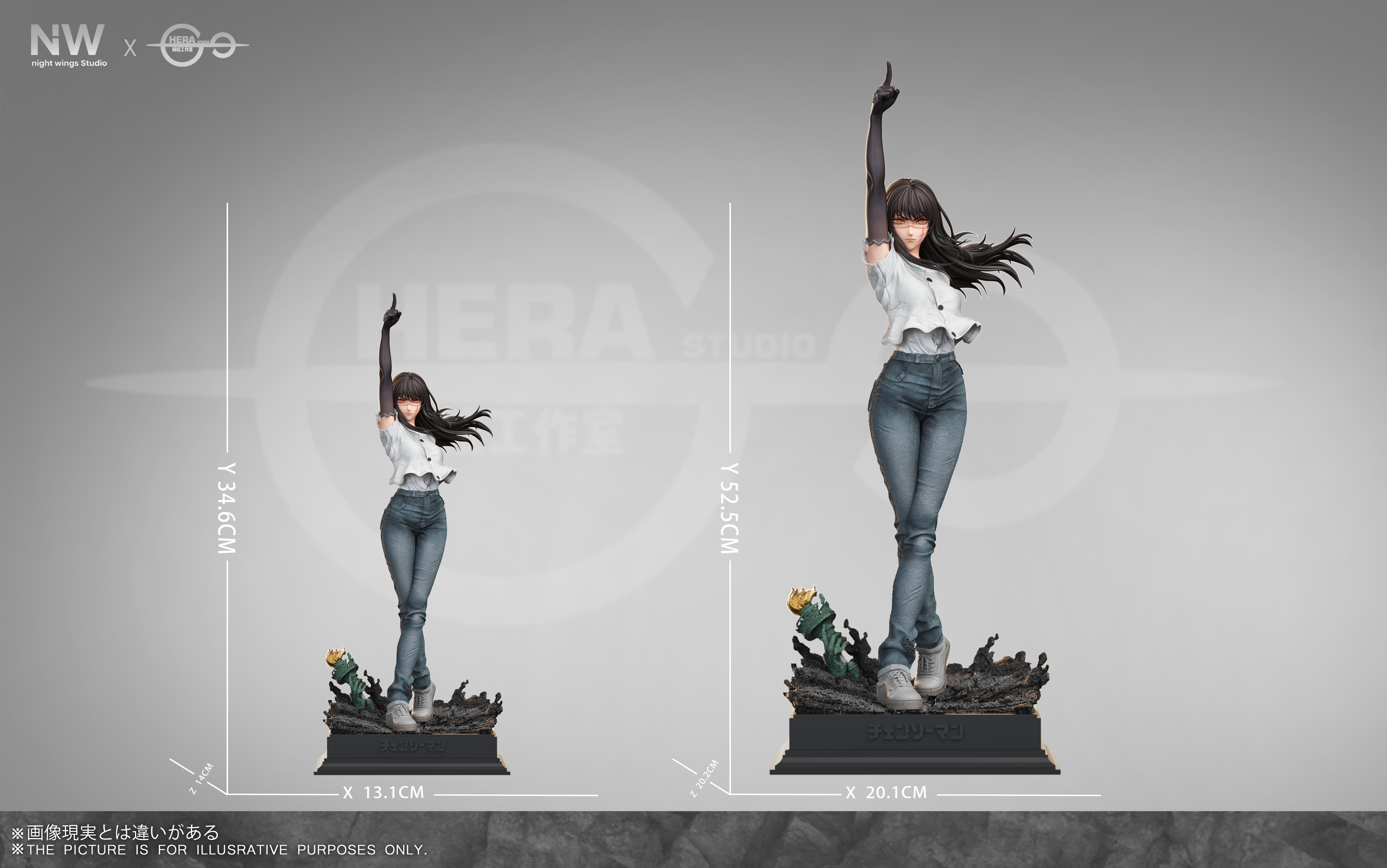 【Pre-sale】1/6 and 1/4 Scale War Devil Yoru-Chainsaw Man-Night Wing Studio × Hera Studio
