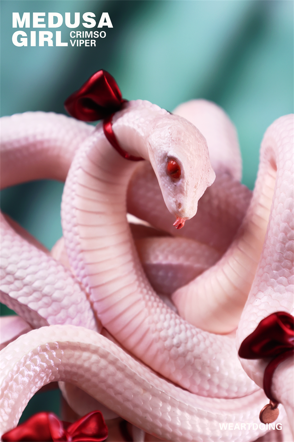 【Pre-sale】Medusa Girl-Green Viper and Crimson Viper-WeArtDoing Studio