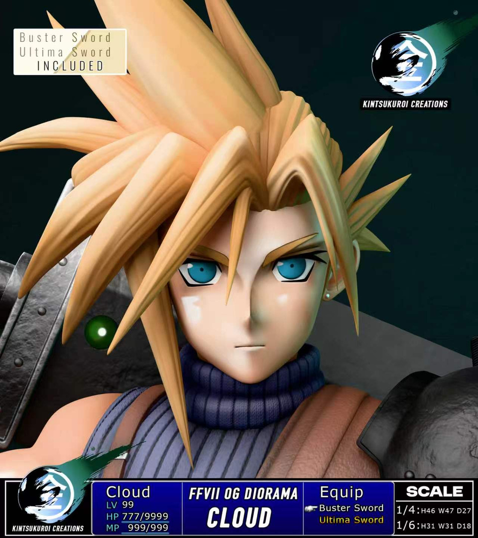 【Pre-sale】1/6 and 1/4 Scale CLOUD OG-Final Fantasy-Kintsukuroi Creations Studio