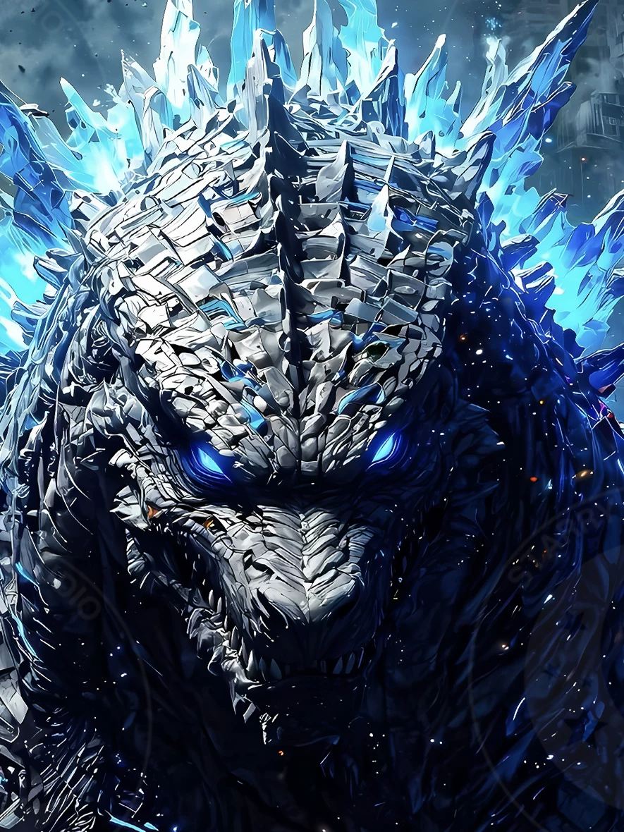 【Pre-sale】Decorative Painting of Monster King Godzilla-XingKong Studio
