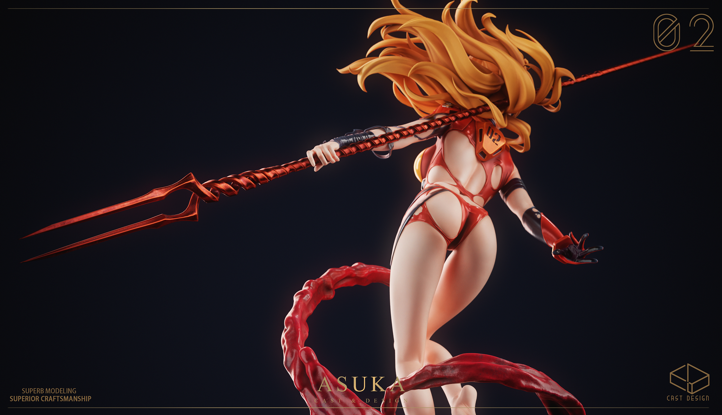 【Pre-sale】1/4 Scale NO.10 Asuka-Cast Design Studio