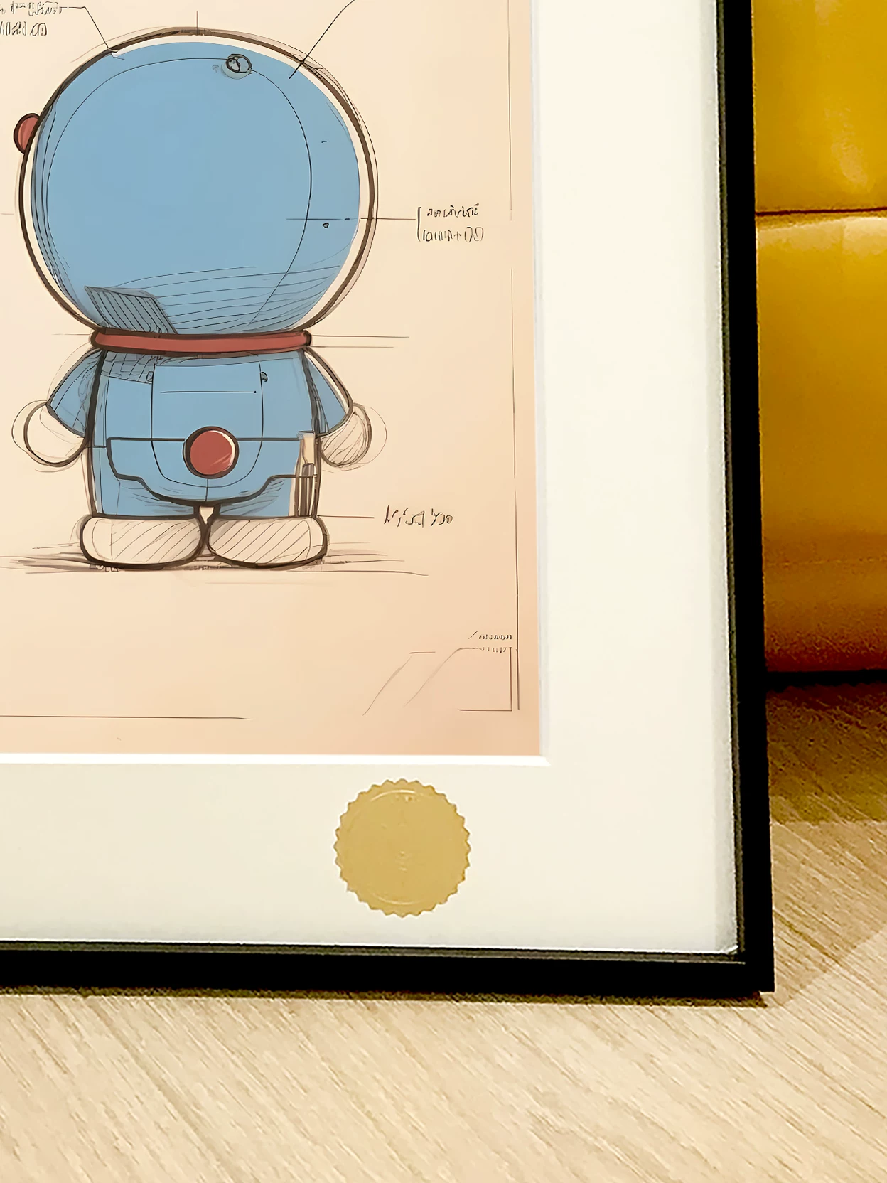 【Pre-sale】Decorative Painting of Design Draft of Doraemon-XingKong Studio