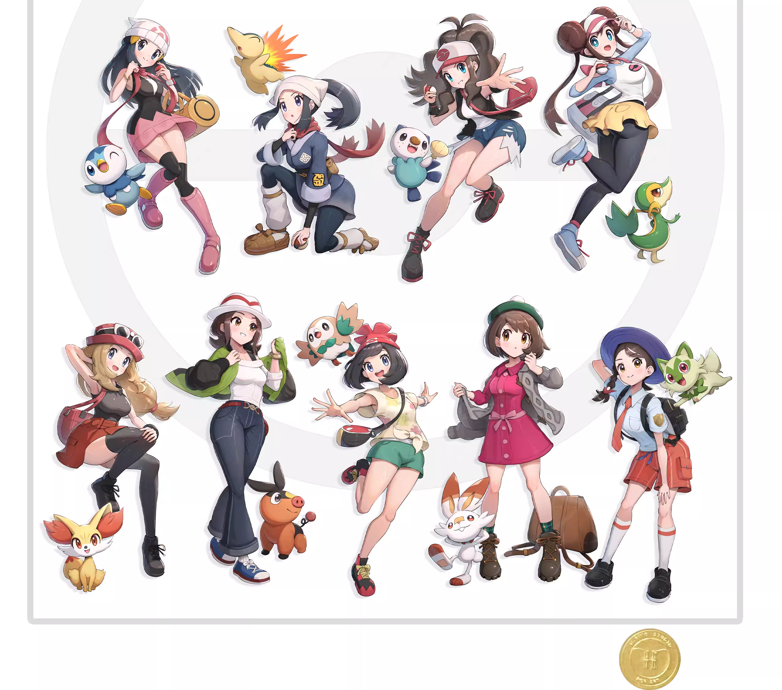 【Pre-sale】Decorative Painting of Female Leads in Each Generation-H2 Studio