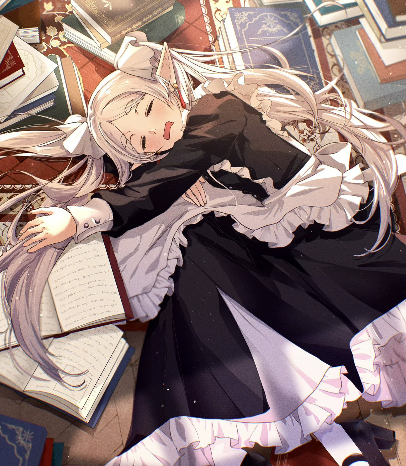 【Pre-sale】Decorative Painting of Sleeping Frieren-Frieren: Beyond Journey's End-H2 Studio