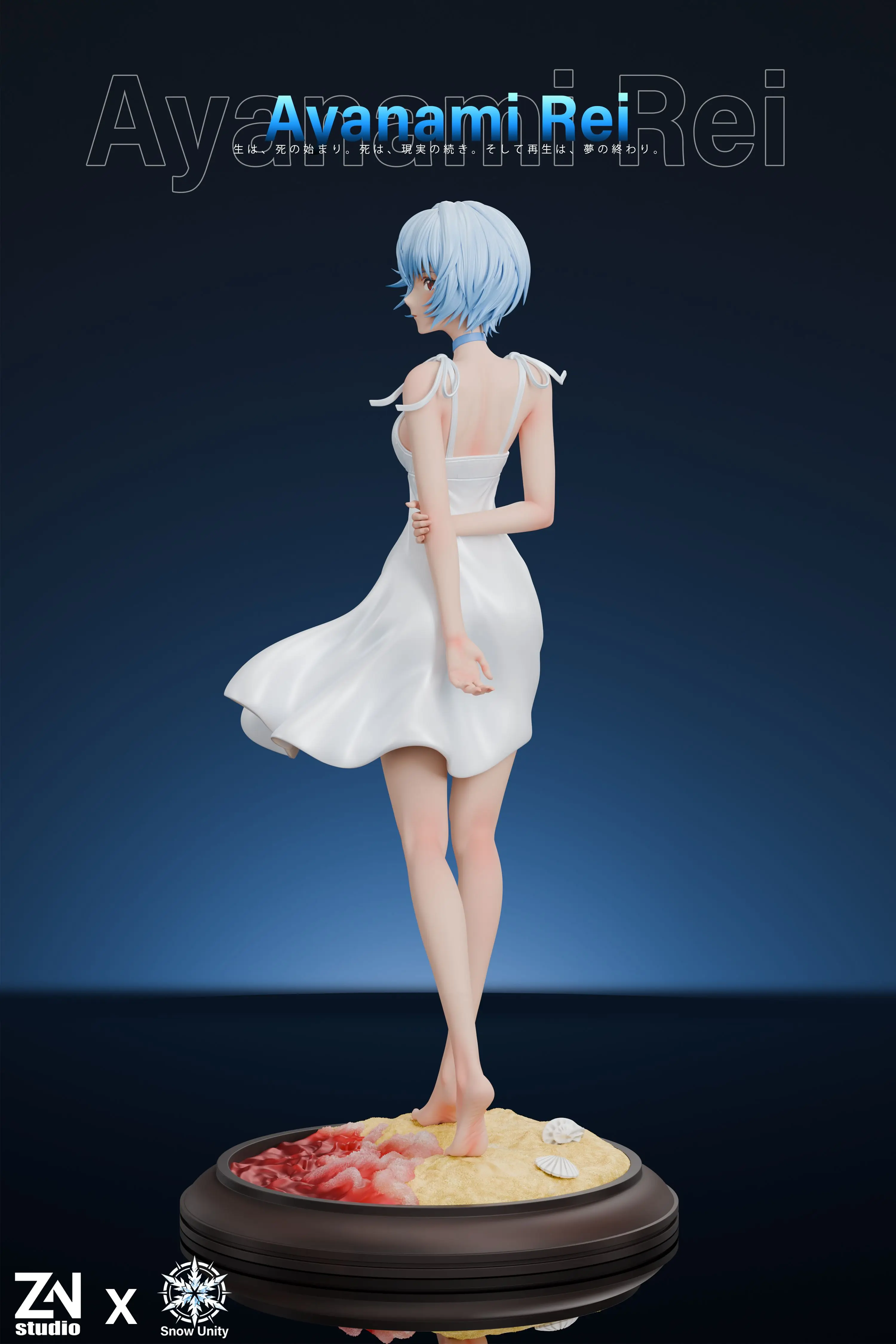 【Pre-sale】1/6 Scale Ayanami Rei-EVA-Snow unity Studio×ZN Studio