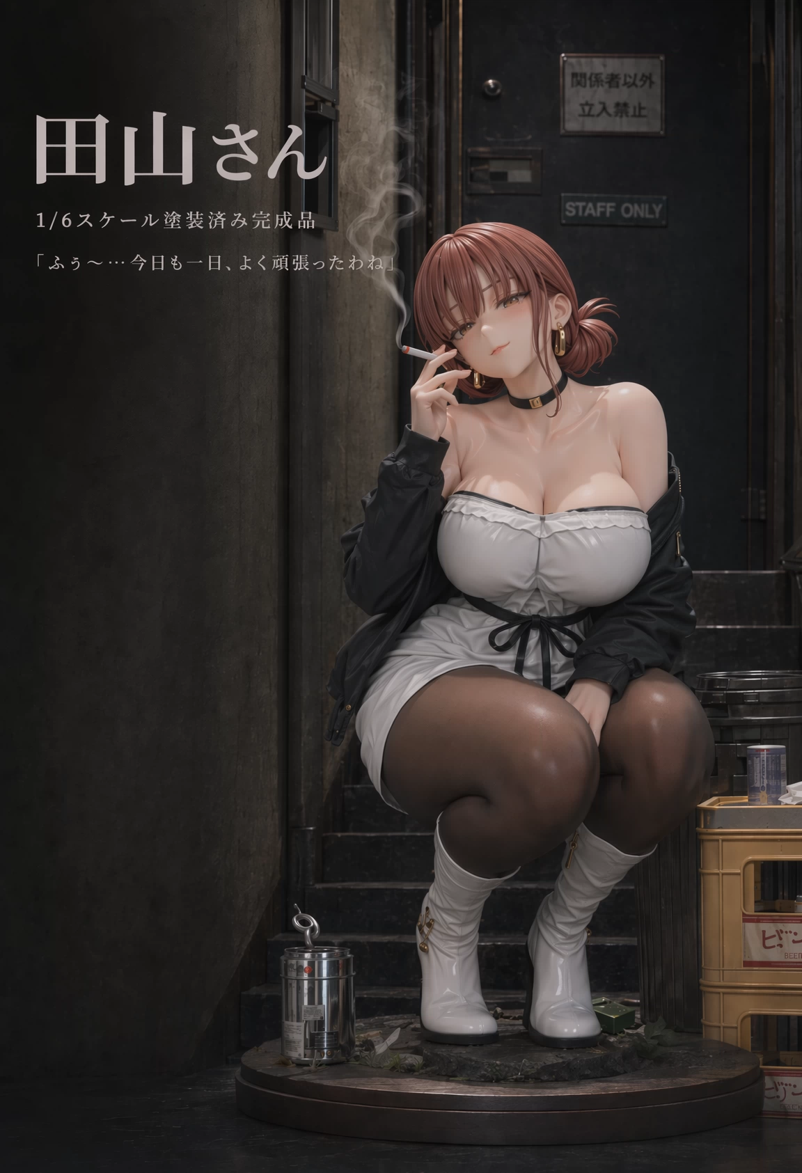 【Pre-sale】1/4 Scale Tayama-Smoking Behind the Supermarket-NV Studio