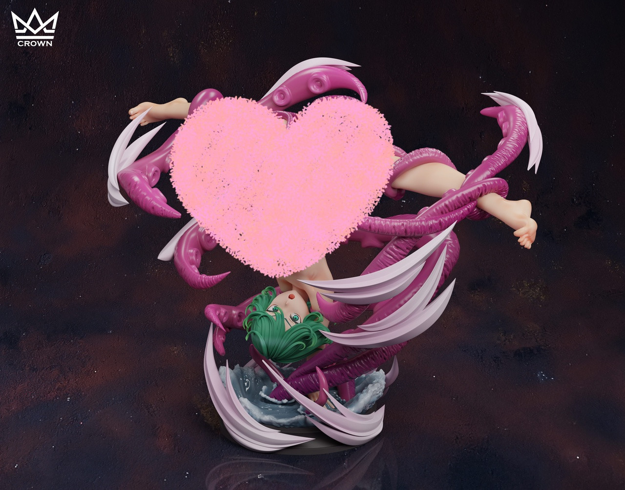 【Pre-sale】1/6 Scale Tatsumaki vs Tentacle-One Punch-Man-Crown Studio