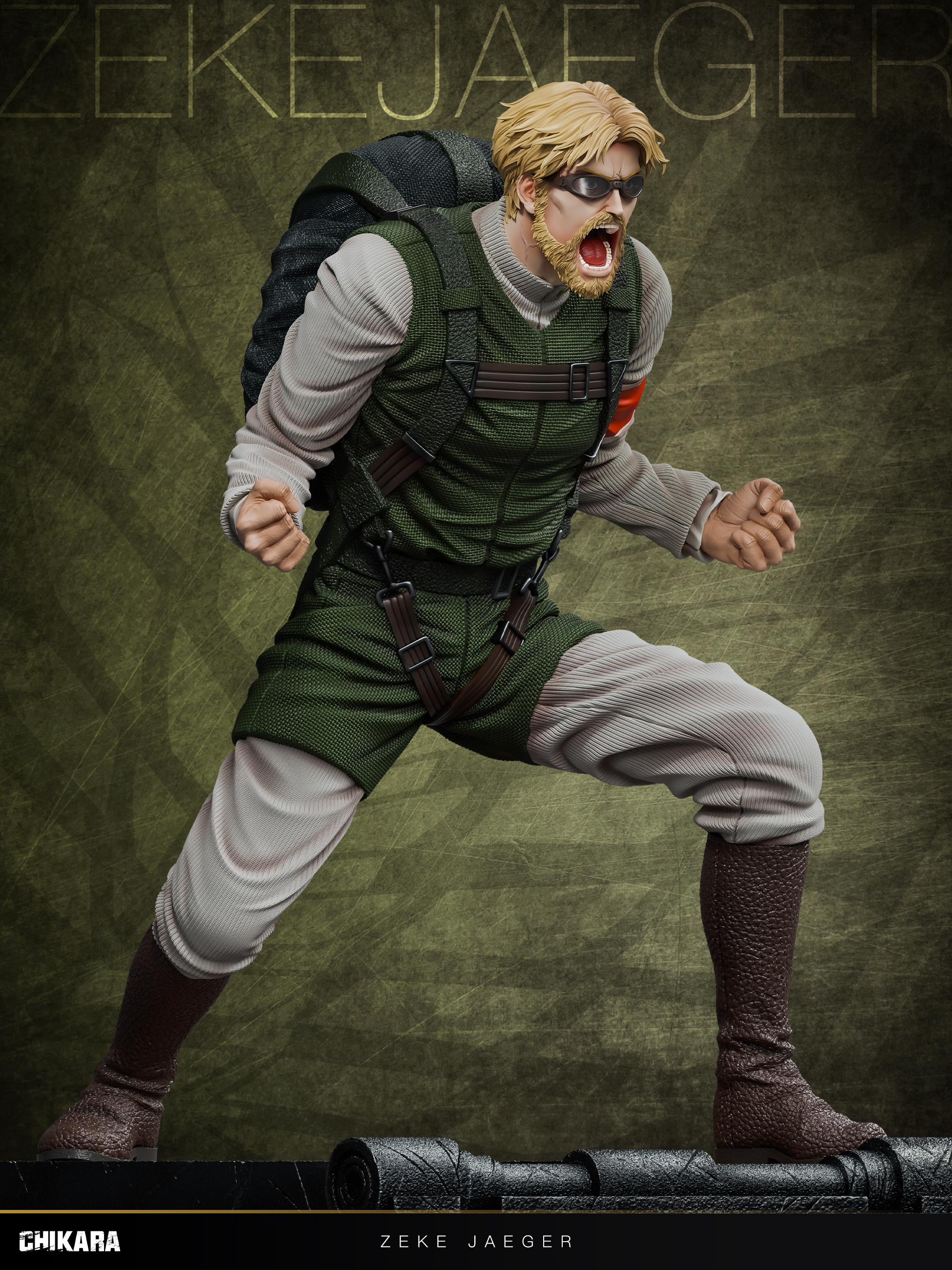 【Pre-sale】1/6 Scale Zeke Jaeger-Attack on Titan-CHIKARA Studio