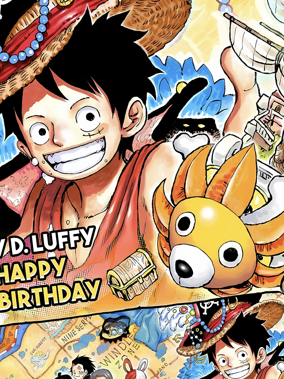【Pre-sale】Decorative Painting of Happy Birthday Luffy-XingKong Studio