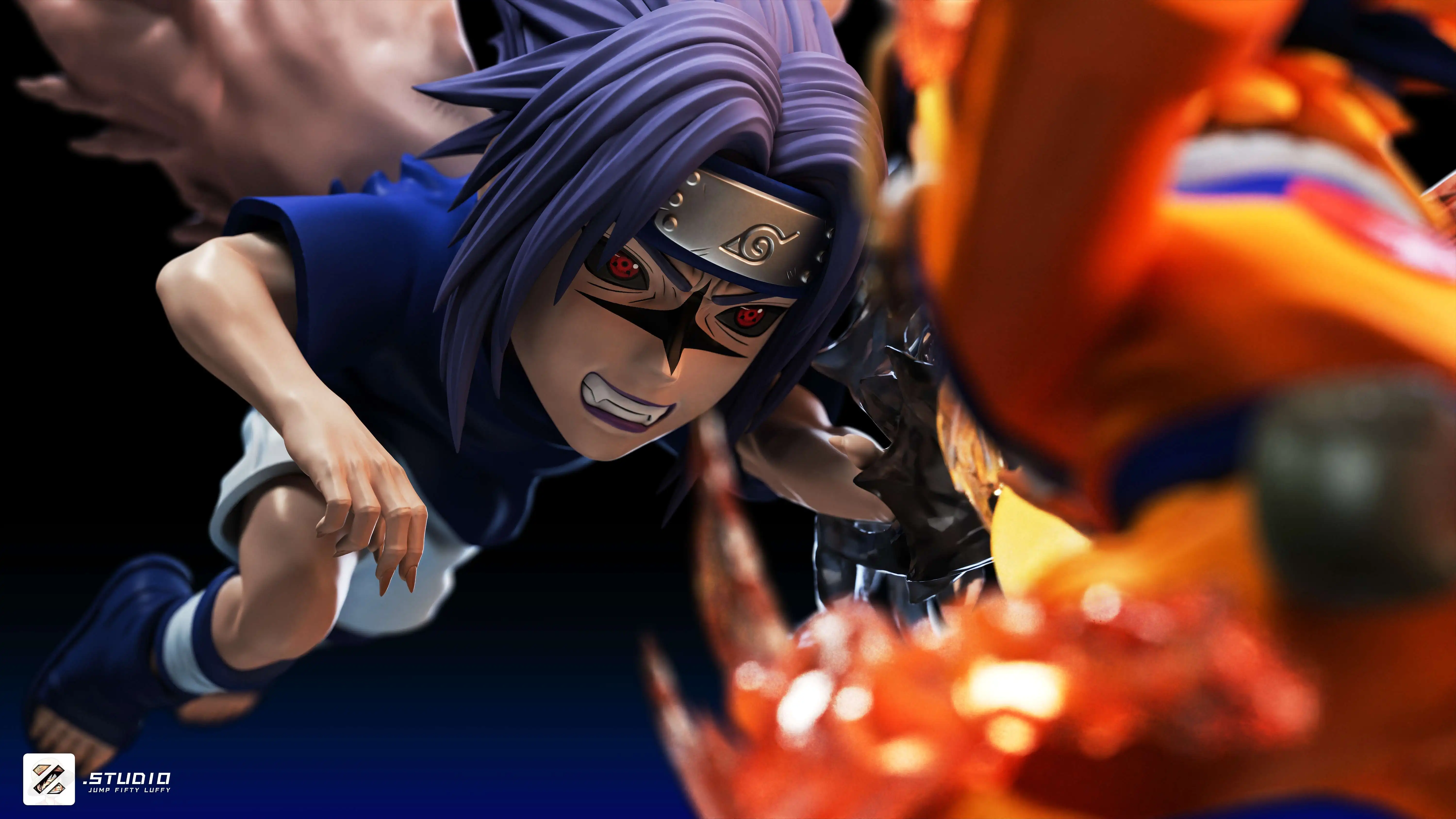 【Pre-sale】Sasuke VS Naruto-Naruto-Zzz Studio