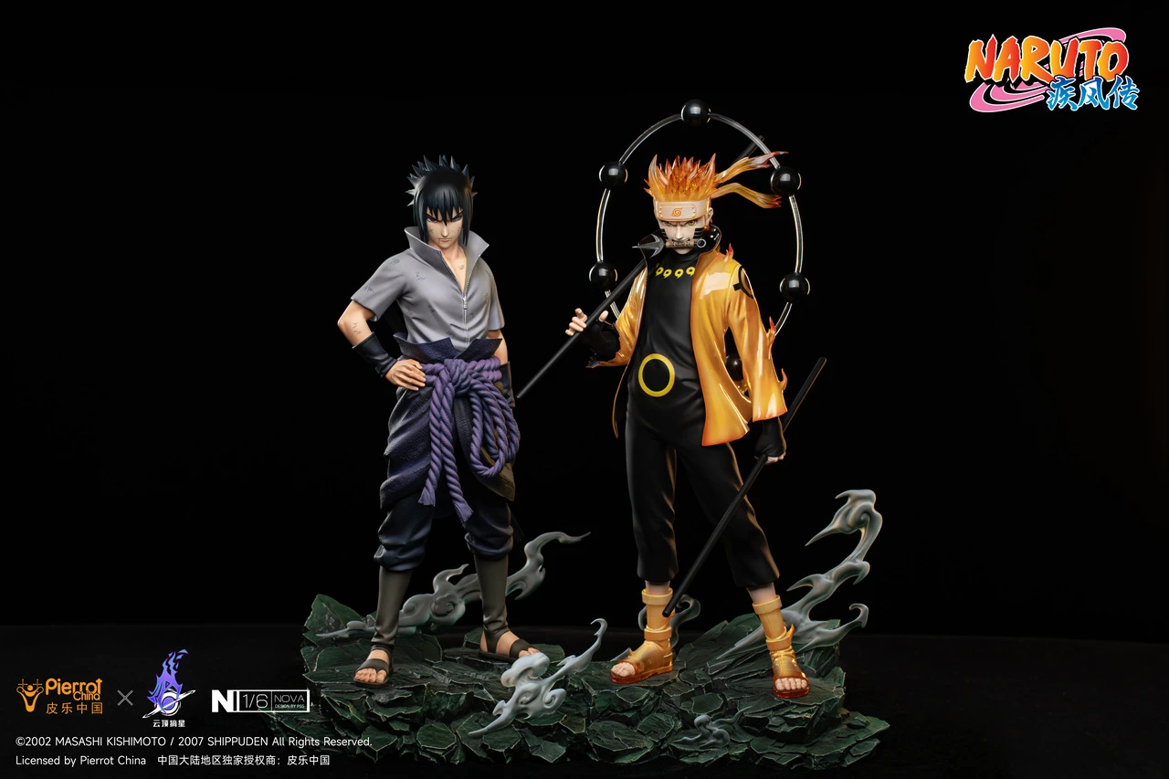 【Pre-sale】1/6 Scale Naruto Uzumaki and Sasuke Uchiha with LED Licensed-PickStar Studio