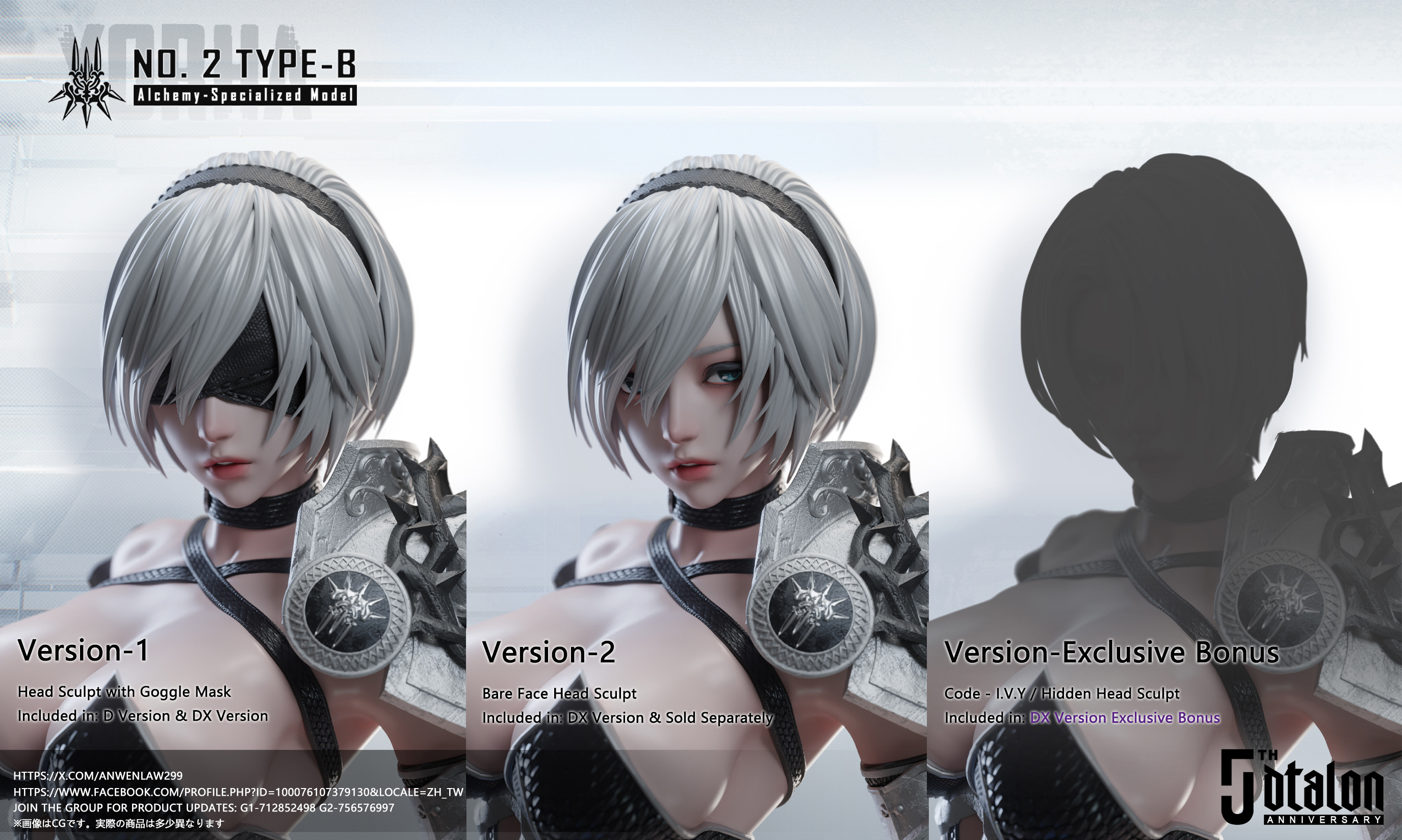 【Pre-sale】1/4 Scale NieR 2B-NieR:Automata-Dtalon Production Studio